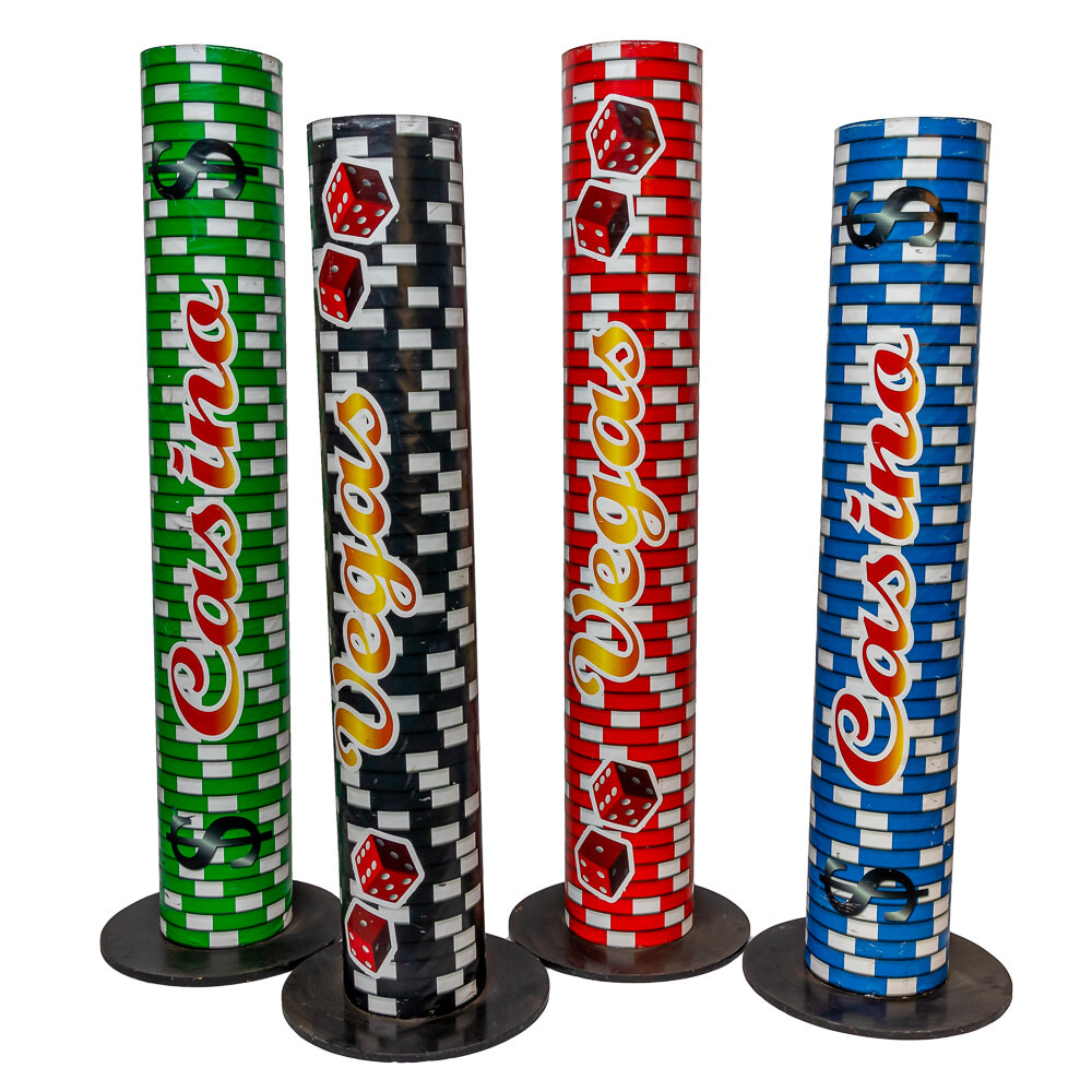 Casino Pillars - Set of 4