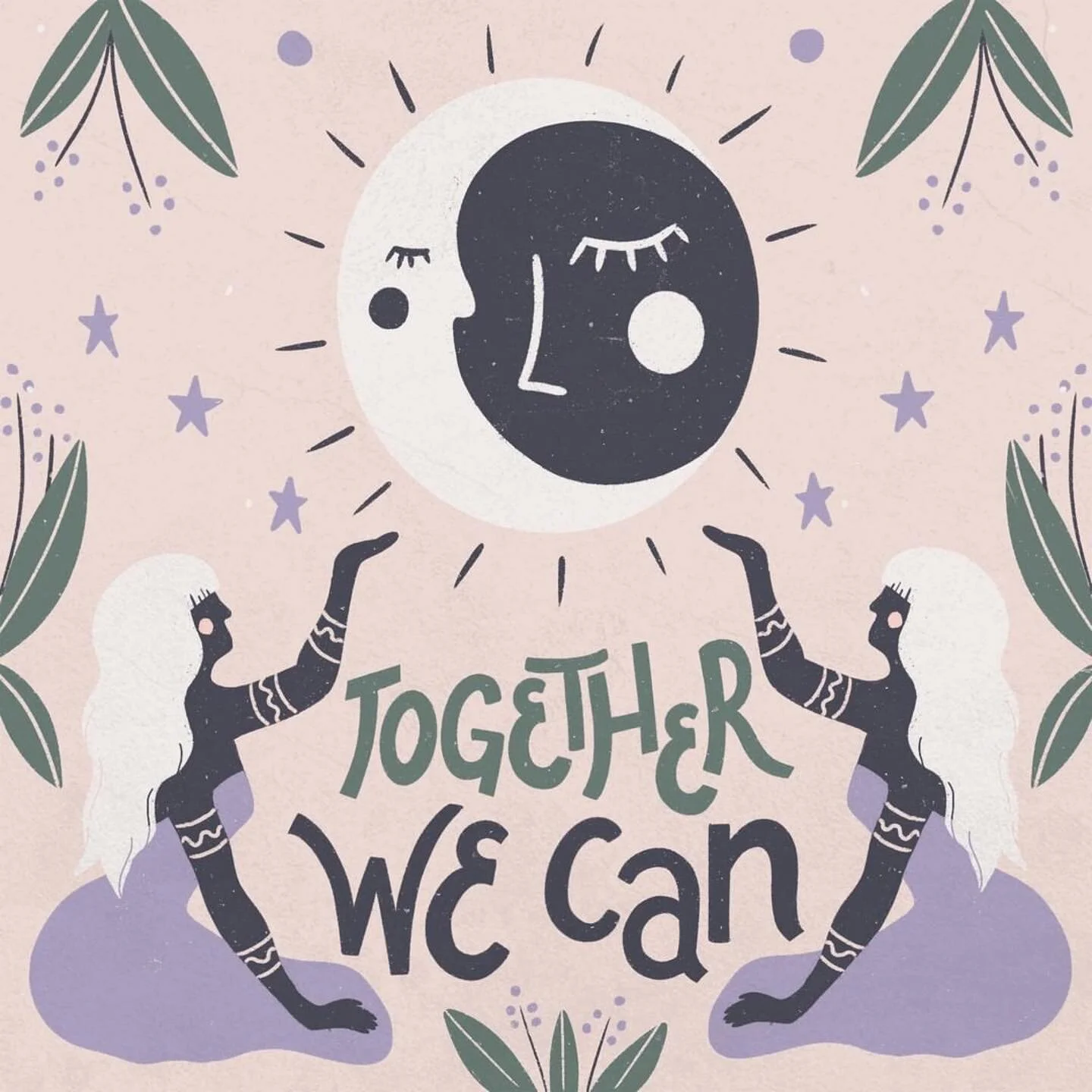 Together we can ... create anything. 
🌞🌛✨
Via @creativewannabe_ 🙏🏻