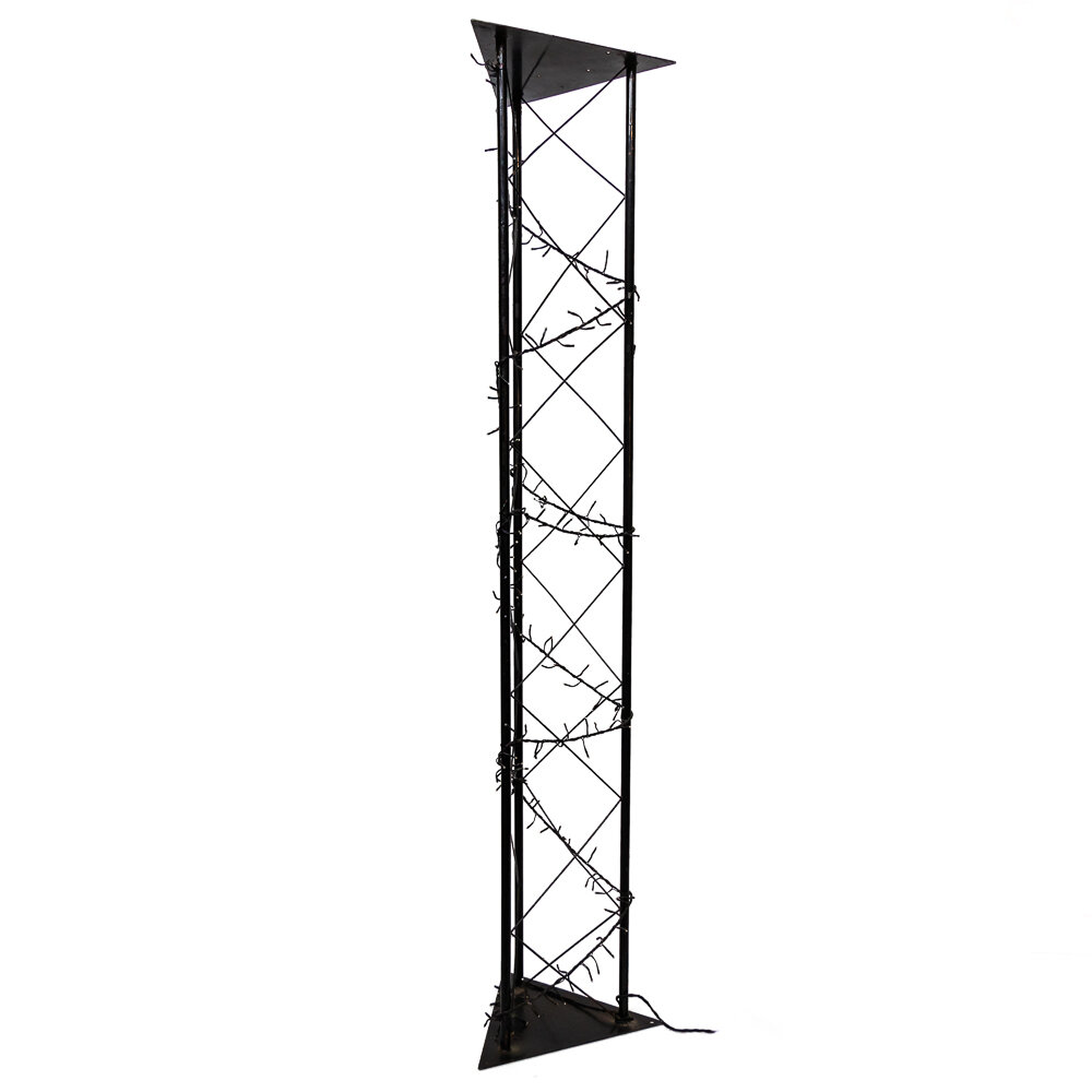 Black Truss with  fairy lights