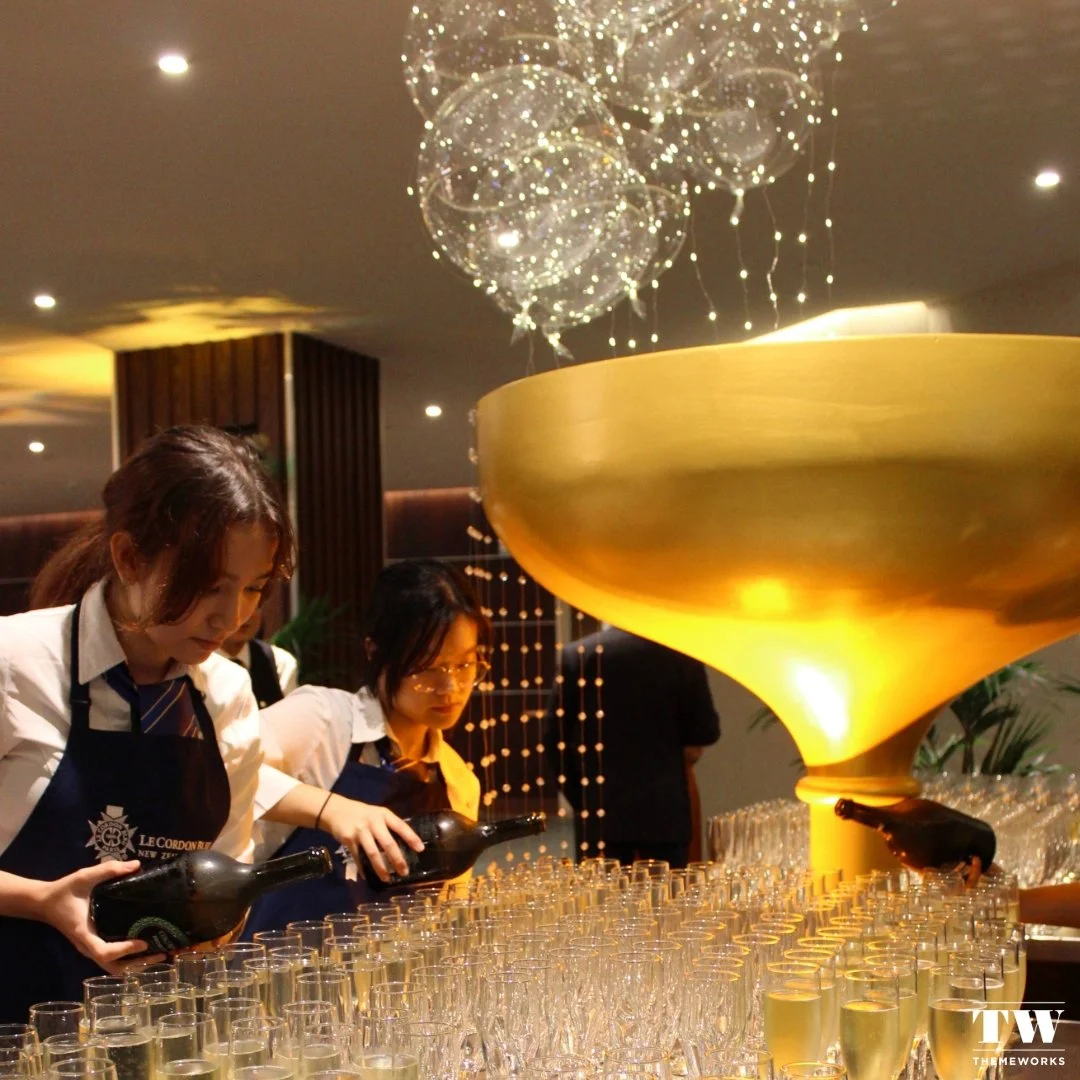 Welcome back, InterContinental Wellington. 🤗

Last Thursday we had the privilege of being part of the hotel's grand reopening, bringing customised styling that turned the Lambton Ballroom into a whisky and chocolate cigar lounge, with our large cham