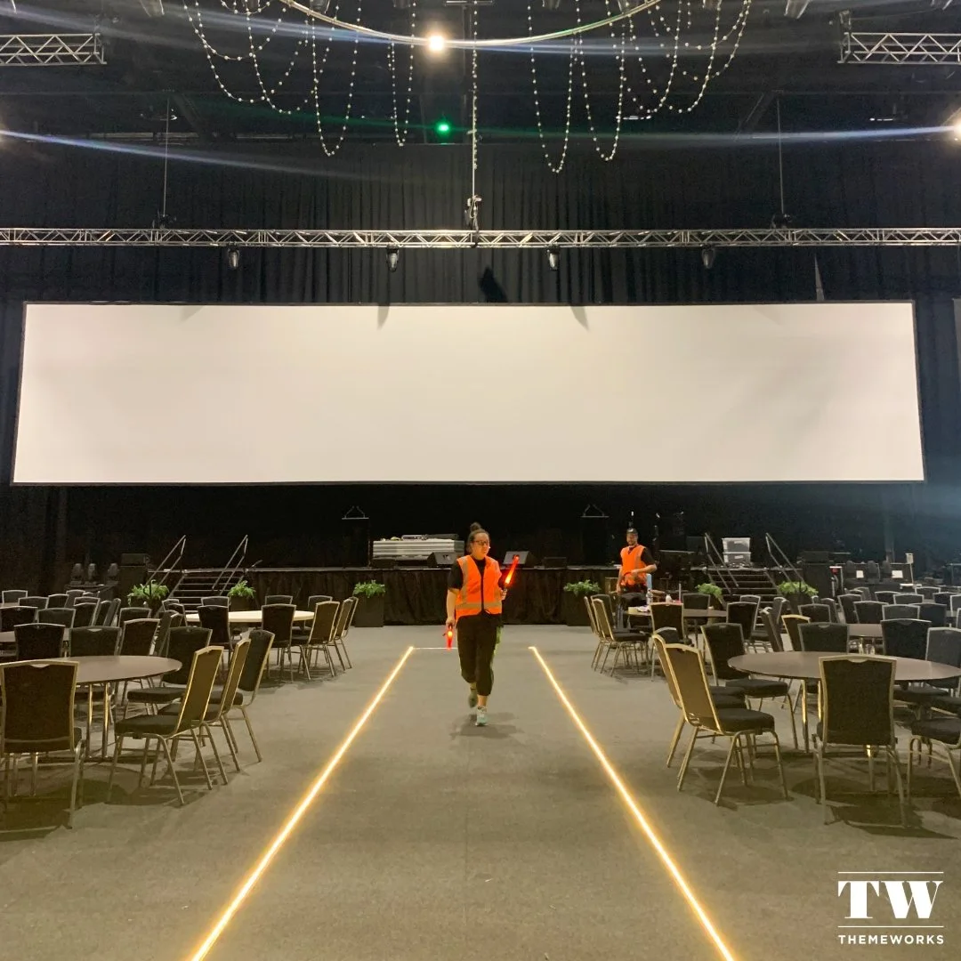 When a client asks, "Can we create an indoor runway strip?" ✈️✨