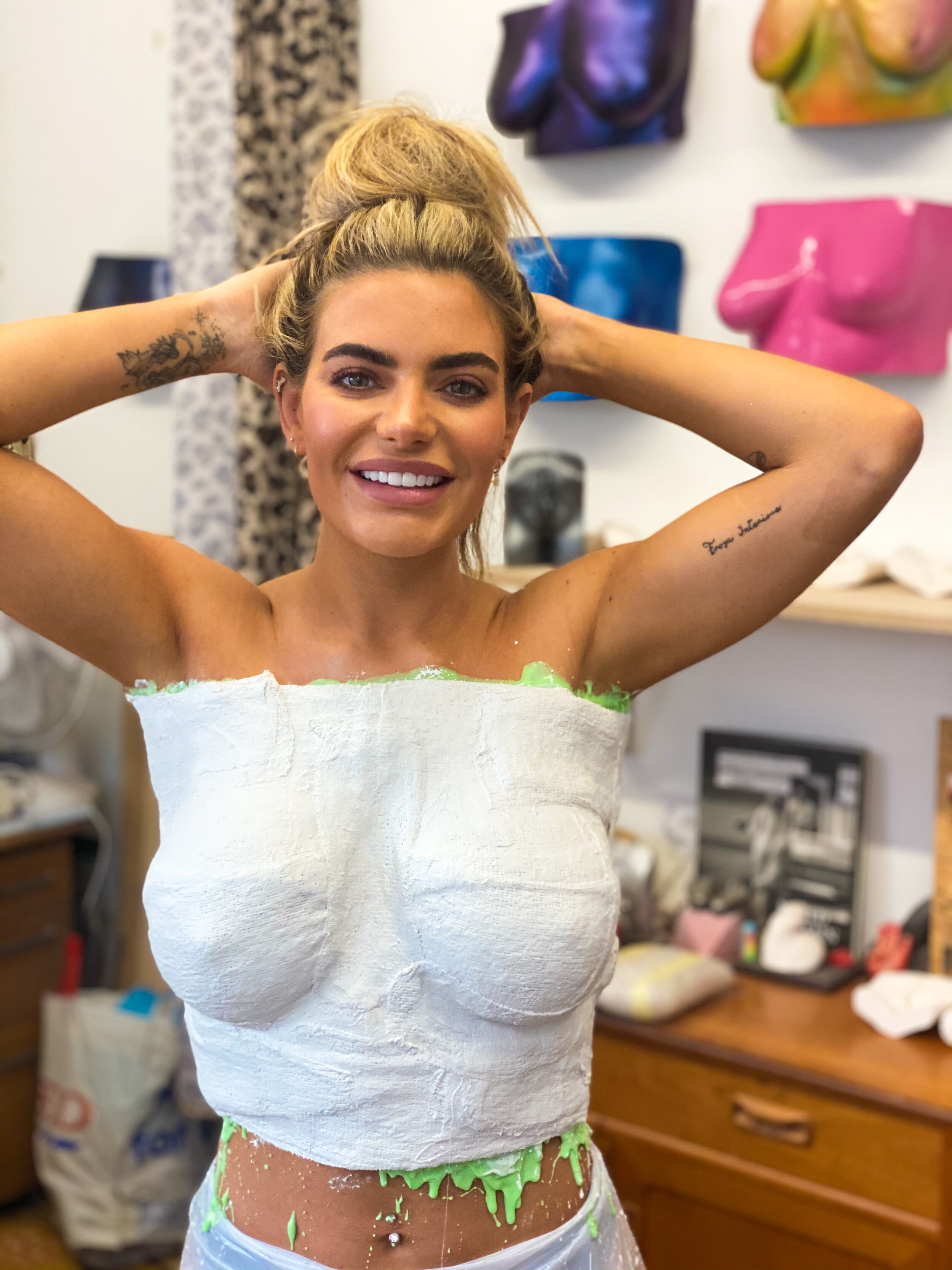 boob casting session