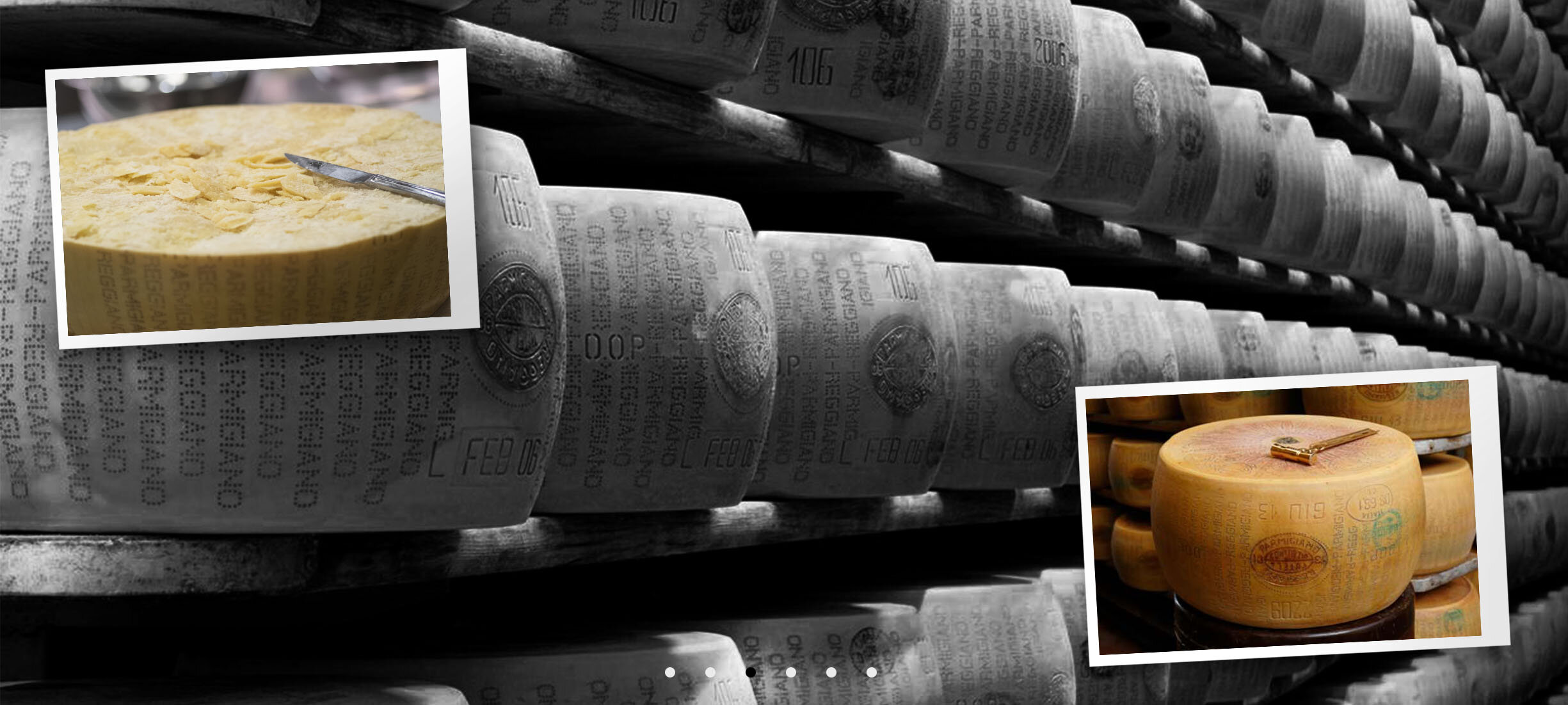  The wheels spend 24 months maturing in cellars. It is at this critical juncture that WHITE GOLDTM Parmigiano Reggiano reaches its optimal level of maturation bursting with flavor and aroma that distinguish this superb cheese. 