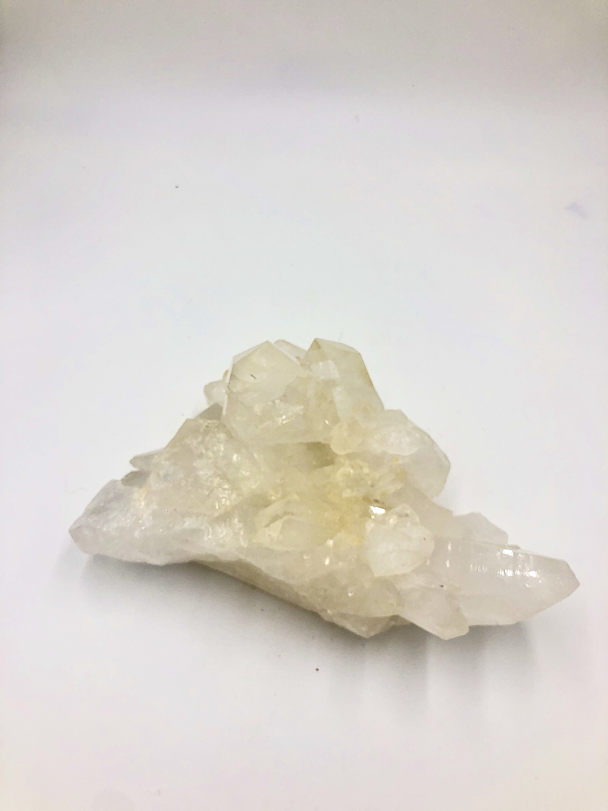 Quartz Plate Large Points Cluster