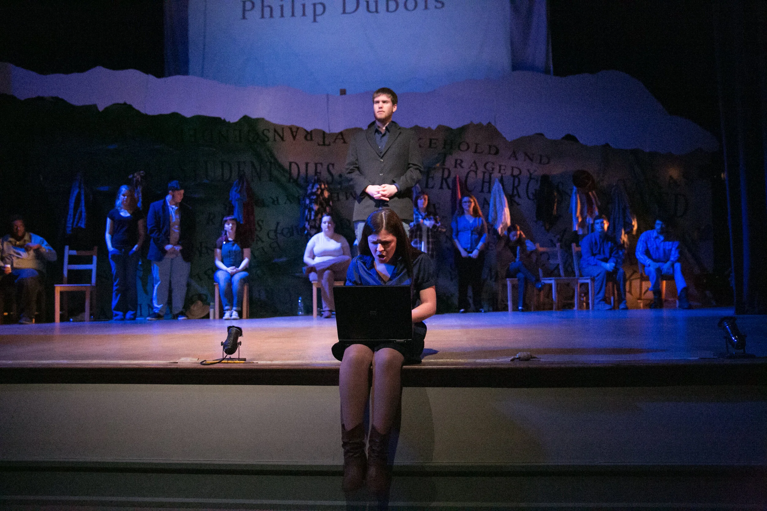   Curry Theatre  Direction, Scenic &amp; Lighting Design: Sarah Rozene Costume Design: Sara LaFlamme 