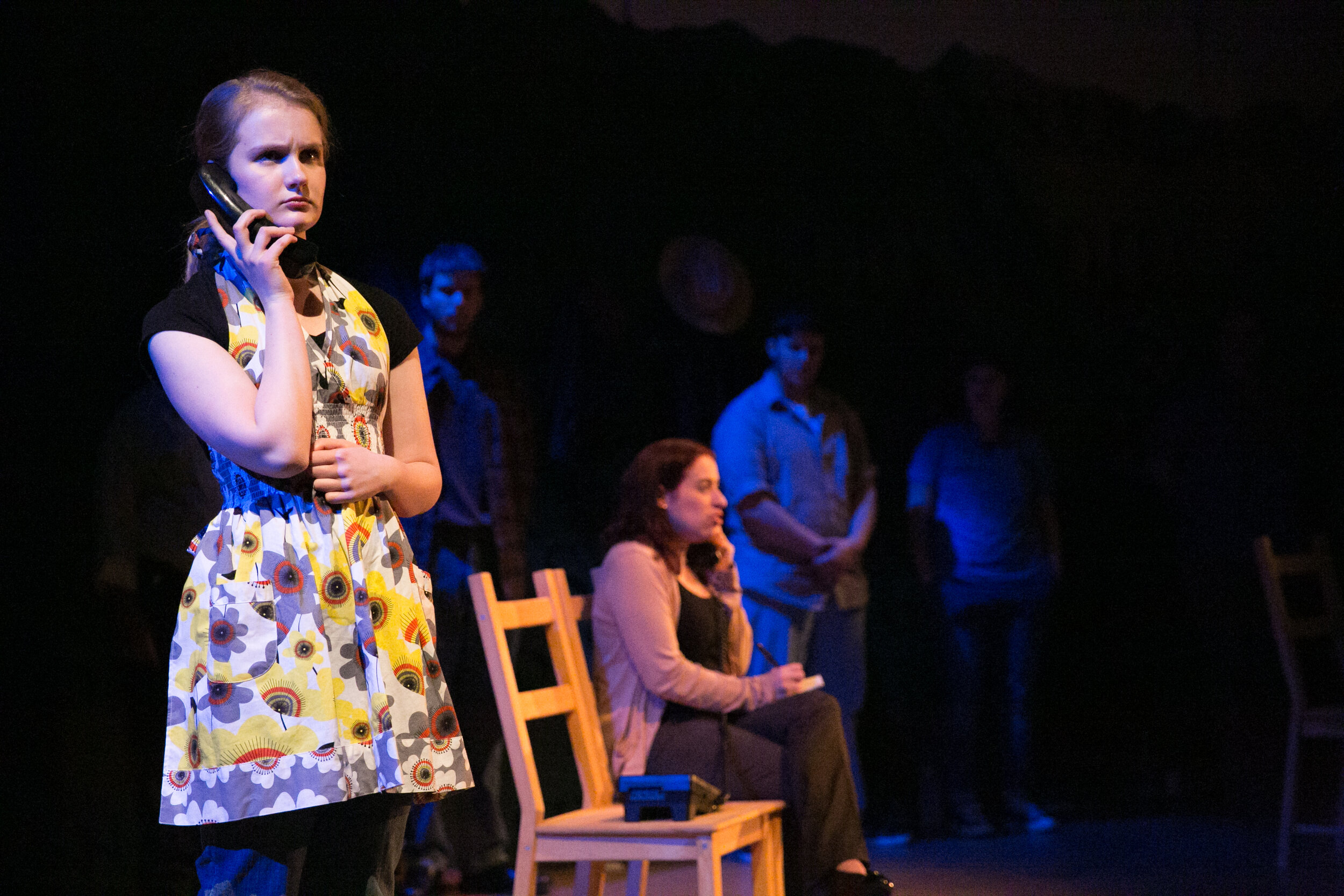   Curry Theatre  Direction, Scenic &amp; Lighting Design: Sarah Rozene Costume Design: Sara LaFlamme 