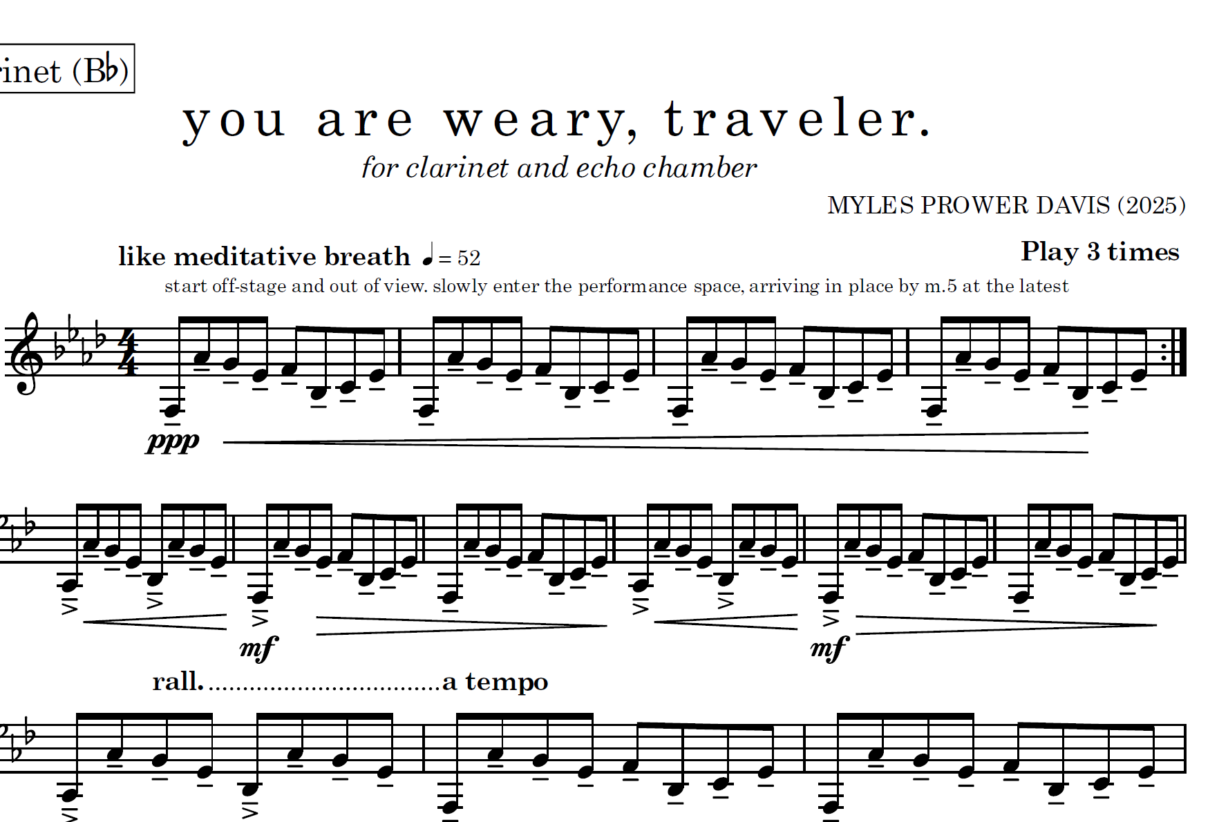 you are weary, traveler.
