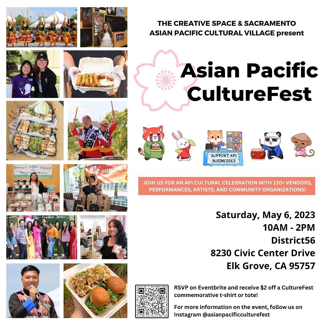 Asian Pacific CultureFest is right around the corner! We can&rsquo;t wait to share our performers, artists, sponsors, and vendors with all of you! Be on the lookout for updates on all things CultureFest! Don&rsquo;t forget to RSVP on Eventbrite for a