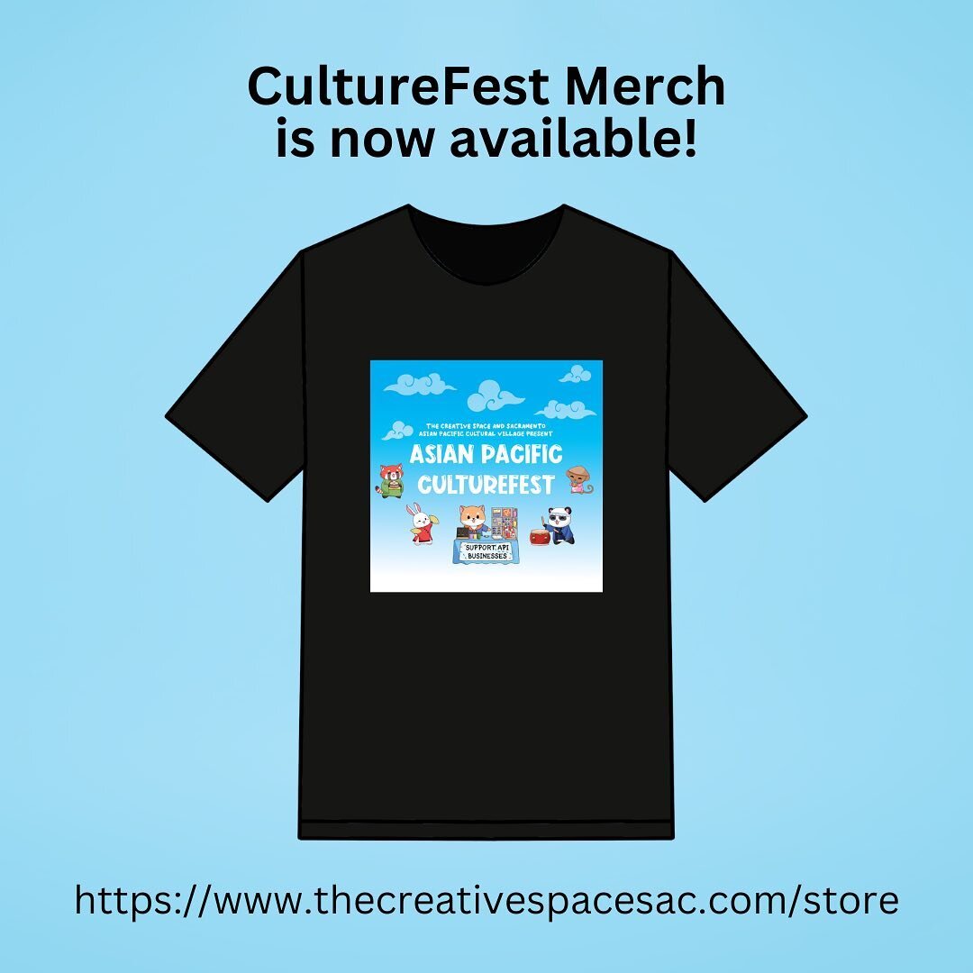 CultureFest Merch is available for pre-order! We&rsquo;ve only got 100 t-shirts and 75 tote bags available for pre-order, so be sure to head to our website and reserve yours for CultureFest! Available for pickup on Saturday, May 6th at District56. 

