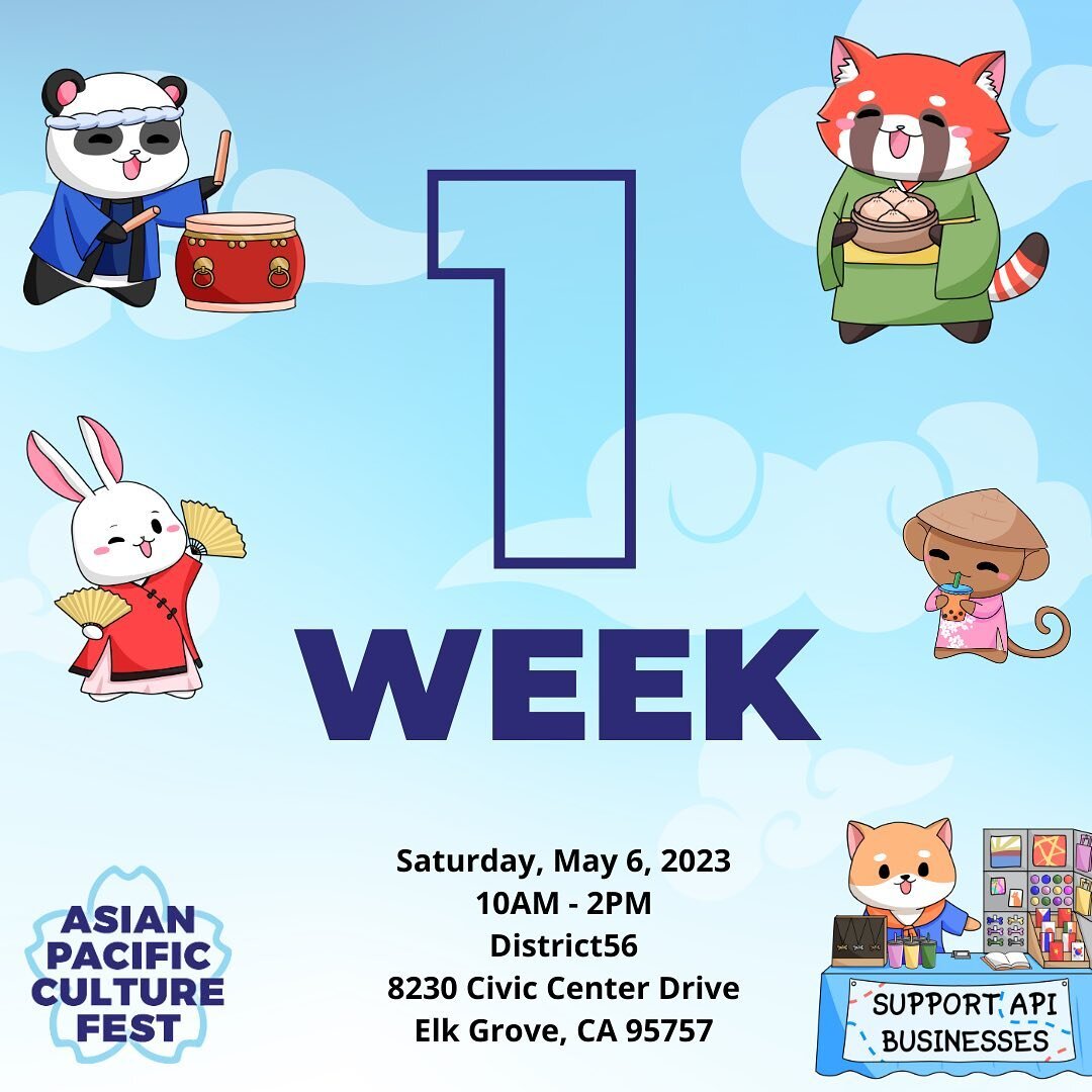 Asian Pacific CultureFest is just one week away! We are thrilled to kick off AANHPI Heritage Month and we are so excited to share this event with all of you. Performers, artists, vendors and community members all coming together to uplift the AANHPI 