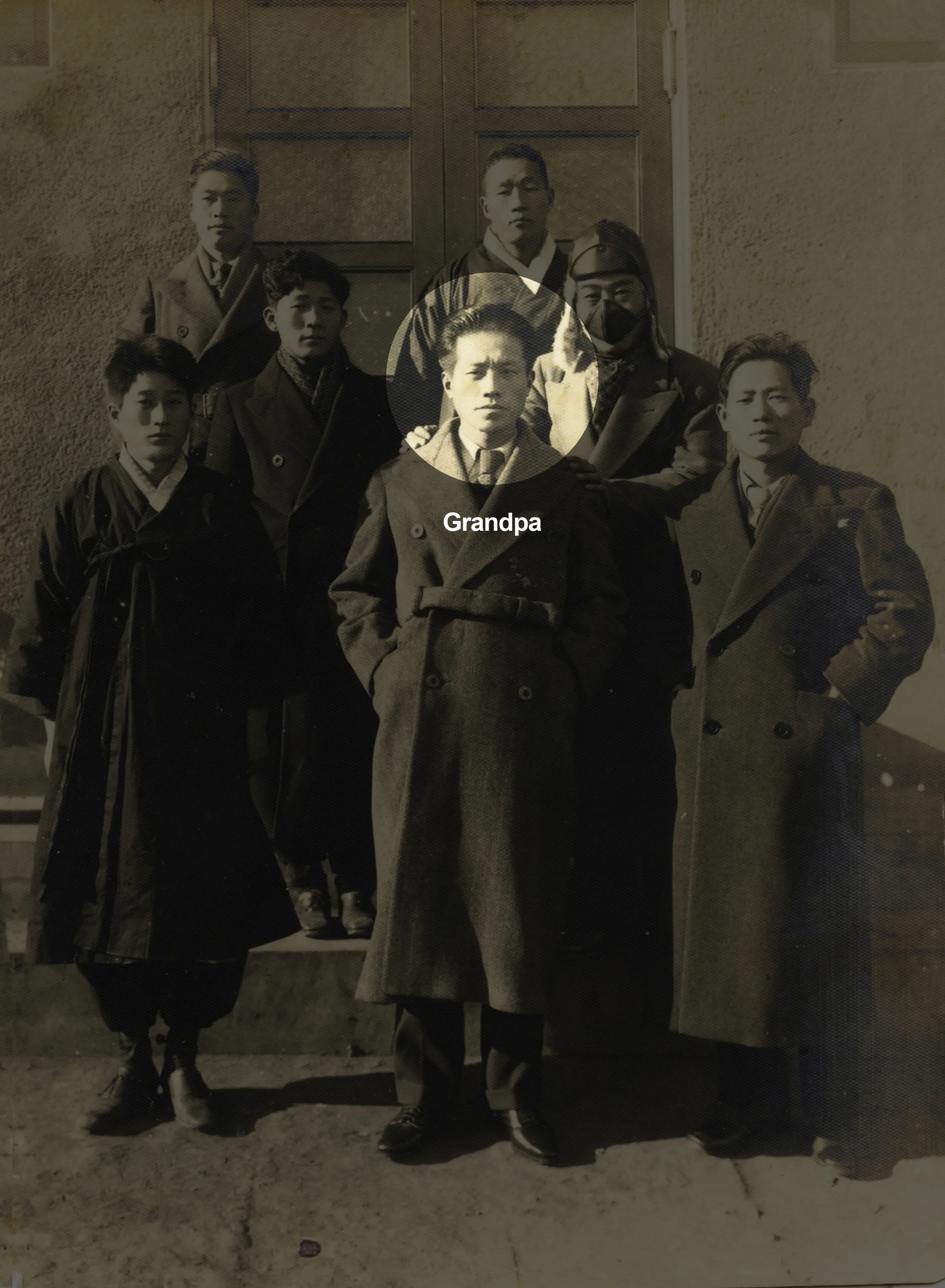  Grandpa HanShik and business associates 