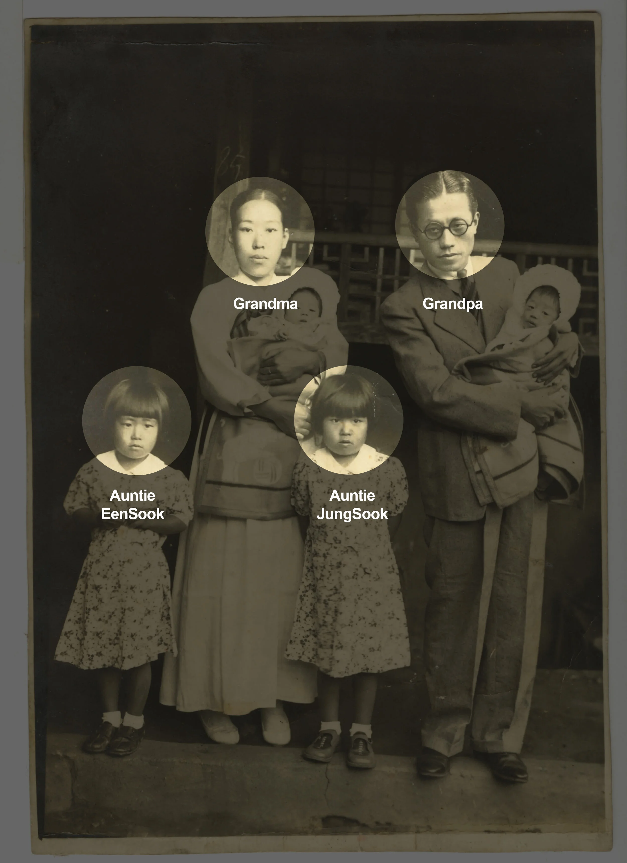  Grandparents w/oldest aunties and twins 