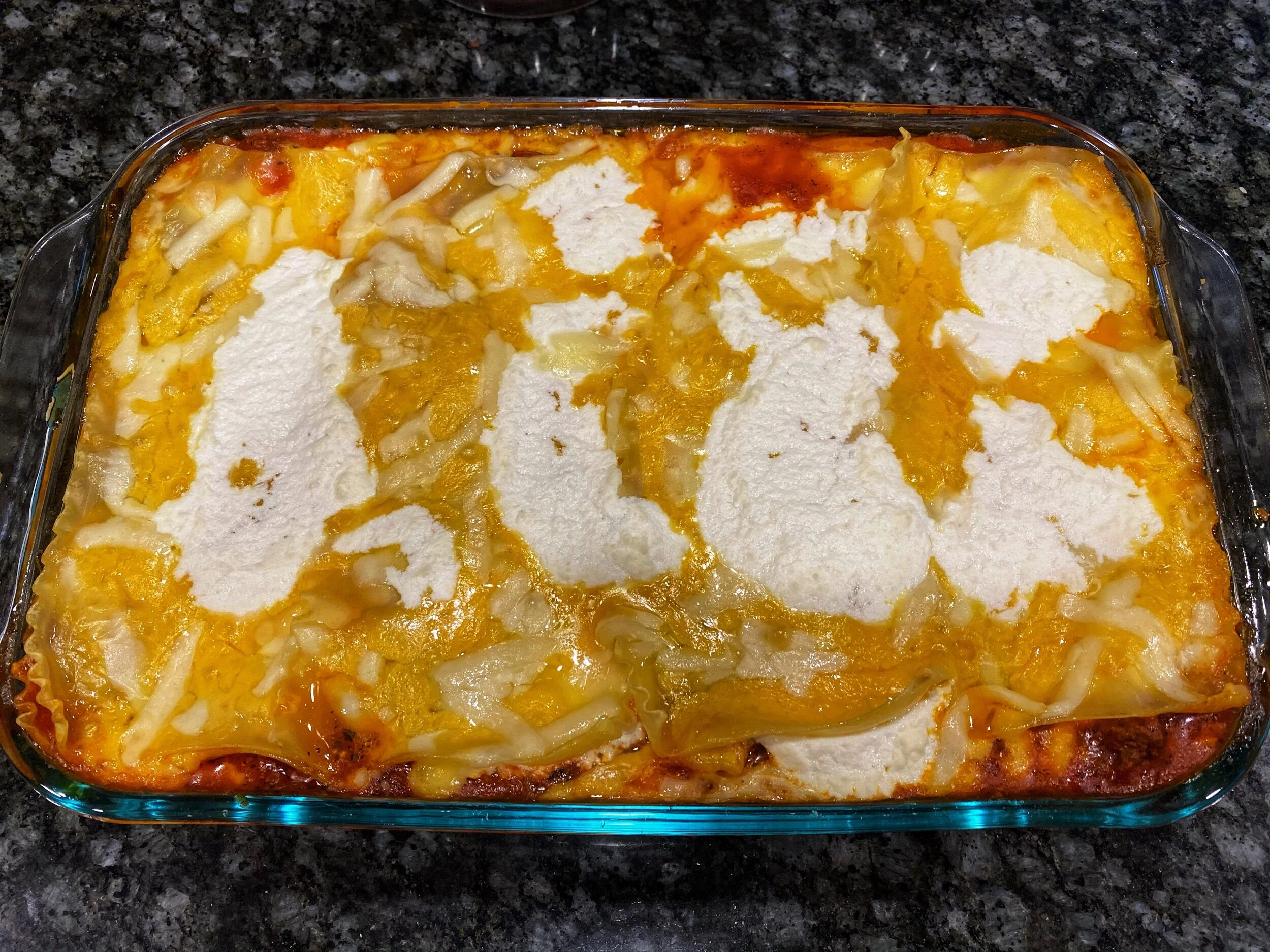 Lasagna...with Mexican Cheese