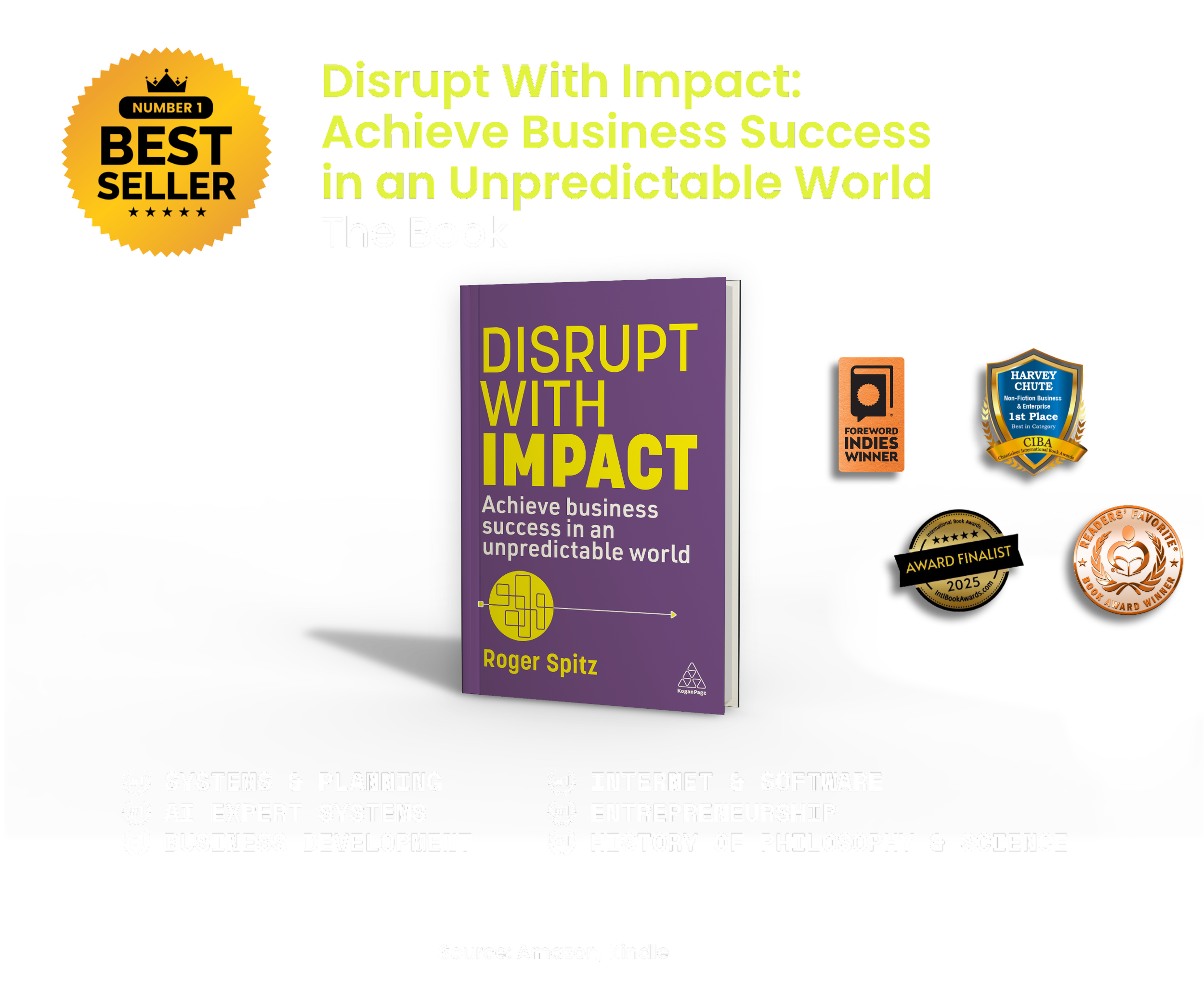 Award-Winning Disrupt With Impact Bestseller 2025