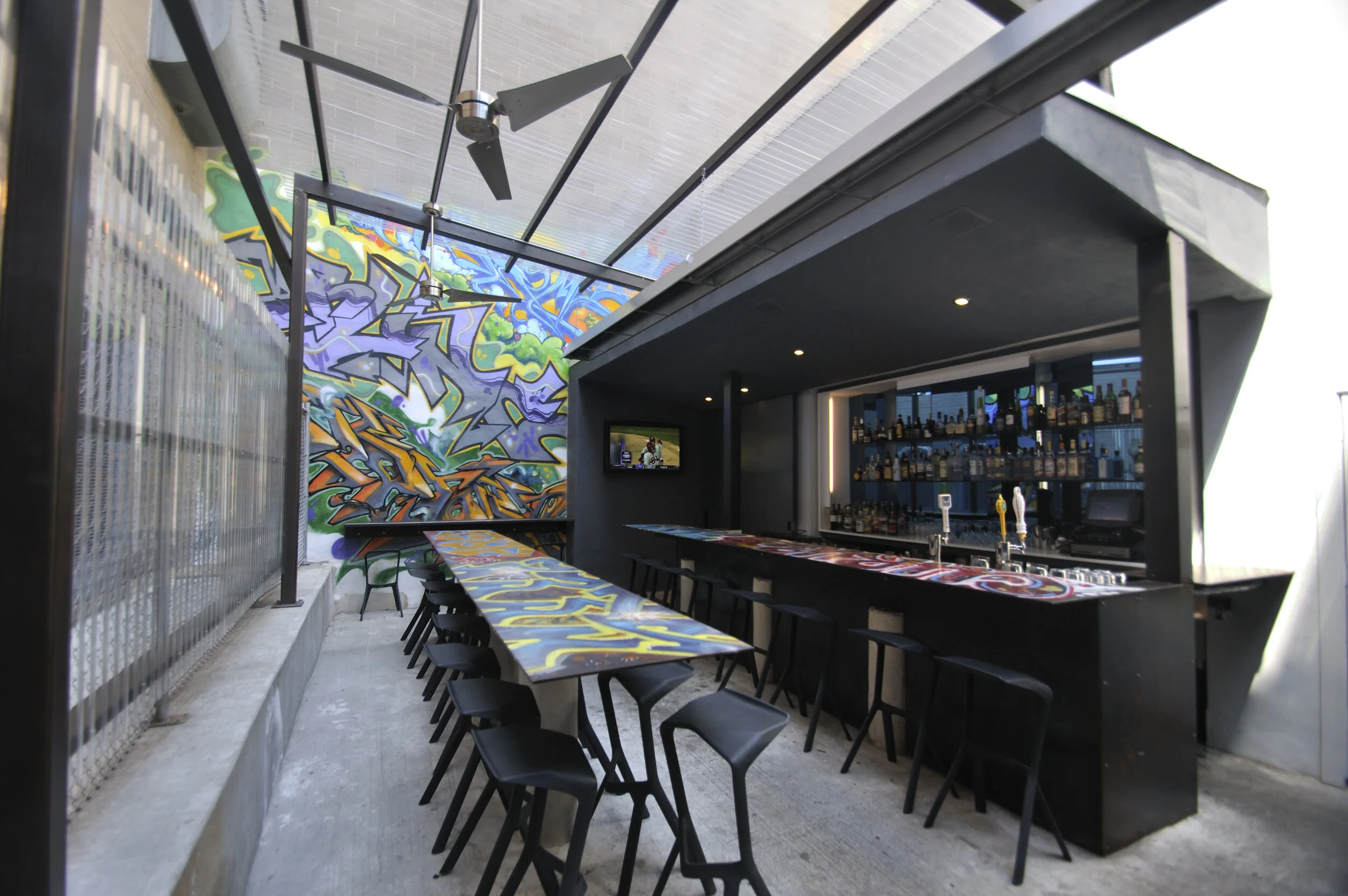 Sampan Graffiti Bar - Philadelphie, USA 