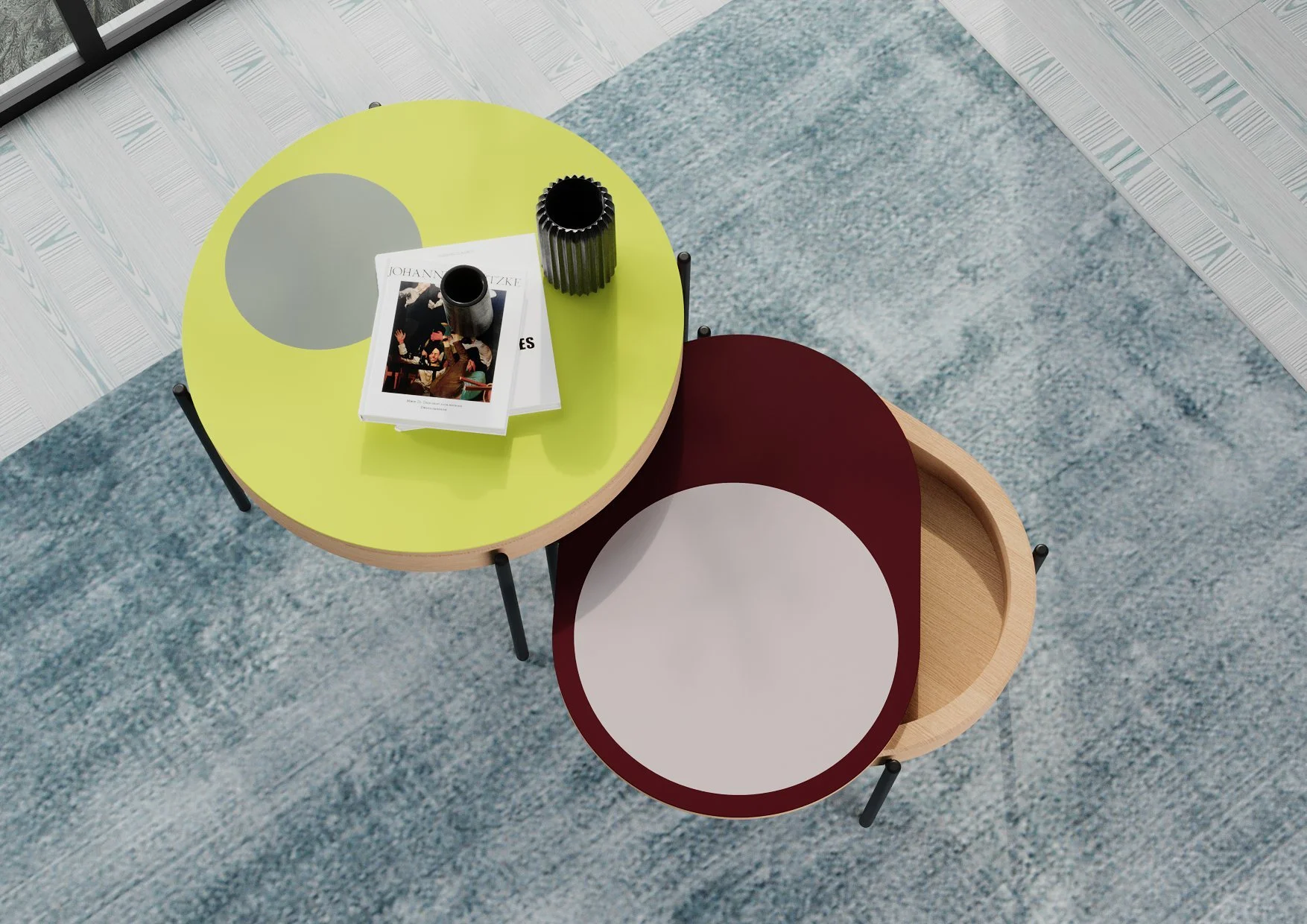 Table basse POIS - Nouveauté Sculptures Jeux