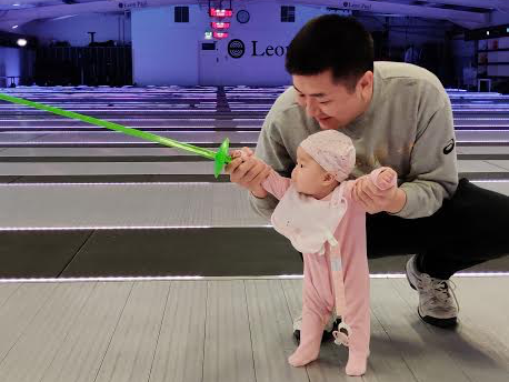 OUR NEWEST FENCER!</strong>