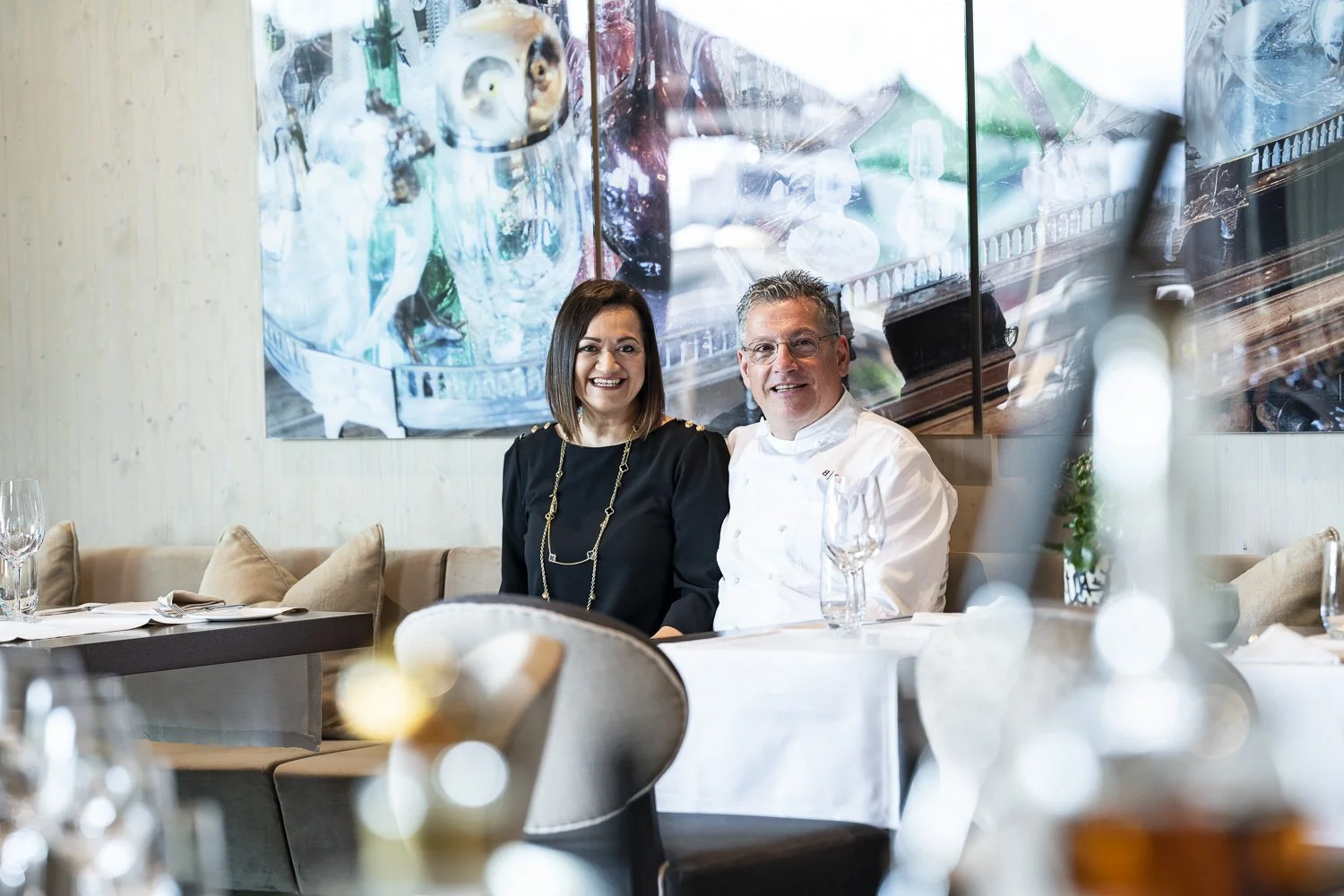 Bernd Schützelhofer, Jacueline Pedregal, Ihre Gastgeber aus Leidenschaft vom Restaurant Bad Balgach by Schützelhofer im ostschweizer Rheintal, Kanton St. Gallen