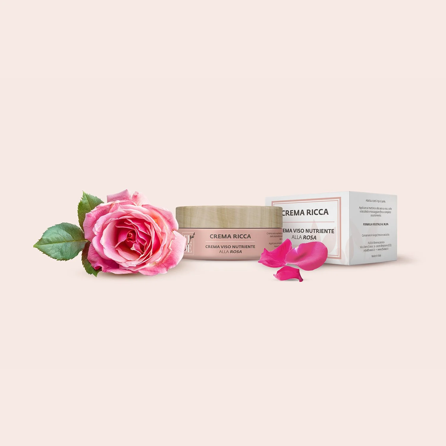 crema viso alla rosa