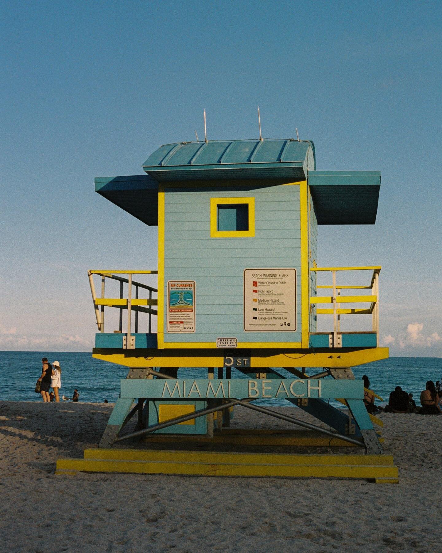 Lifeguard towers at sunset 🌅 👉🏻 I think the third one is banging ✨Miami Beach, FL

Developed &amp; scanned by @carmencitafilmlab 🎞