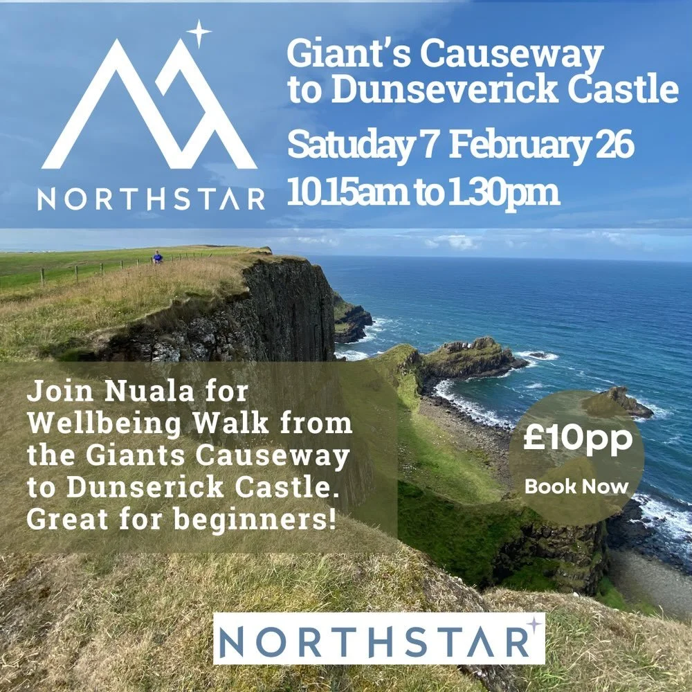 Reconnect with Nature: A Coastal Wellbeing Walk
Saturday 7th February 2026 | From the Giant&rsquo;s Causeway to Dunseverick Castle

Step into the wild beauty of Northern Ireland&rsquo;s north coast with Nuala on this unforgettable coastal walking adv