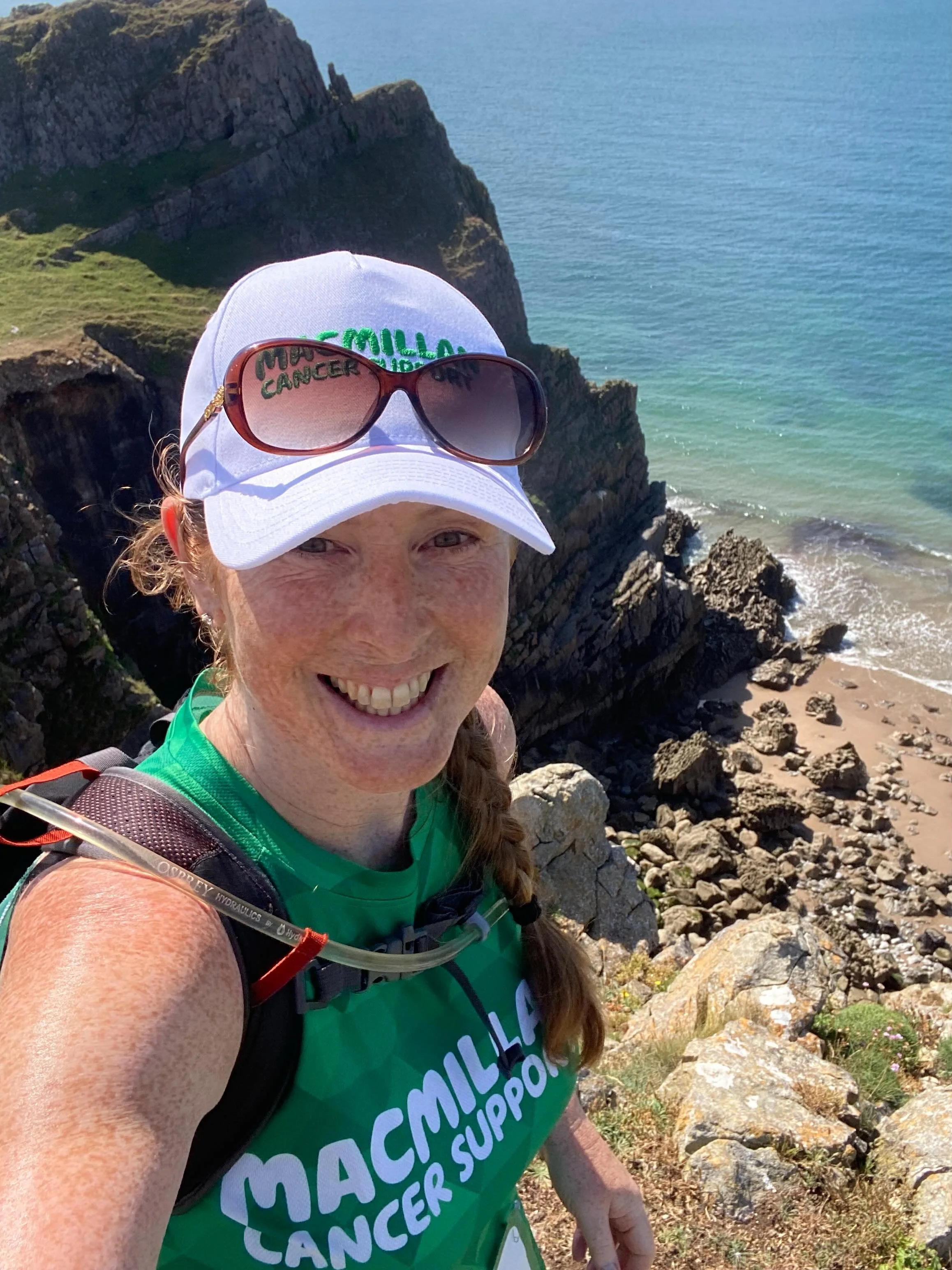 45km+ hiking over 10hrs across varied terrain in scorching weather! WE DID IT! Gower Peninsula Mighty Hike completed! 

Over &pound;1000 raised for @macmillancancer - fantastic!!!

Thank you so much everyone for your support and kindness 💕

Whilst t