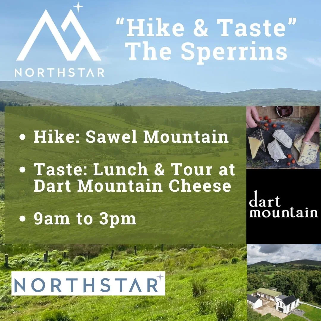 🥾🧀2027 DATES JUST RELEASED🧀🥾

13 March 2027,  1 May 2027, 19 June 2027, 31 July 2027 &amp; 21 August 2027

And you can book NOW via our EVENTS site 🙌

Join us for our &ldquo;Hike &amp; Taste&rdquo; Experience in the fabulous Sperrins Mountains i
