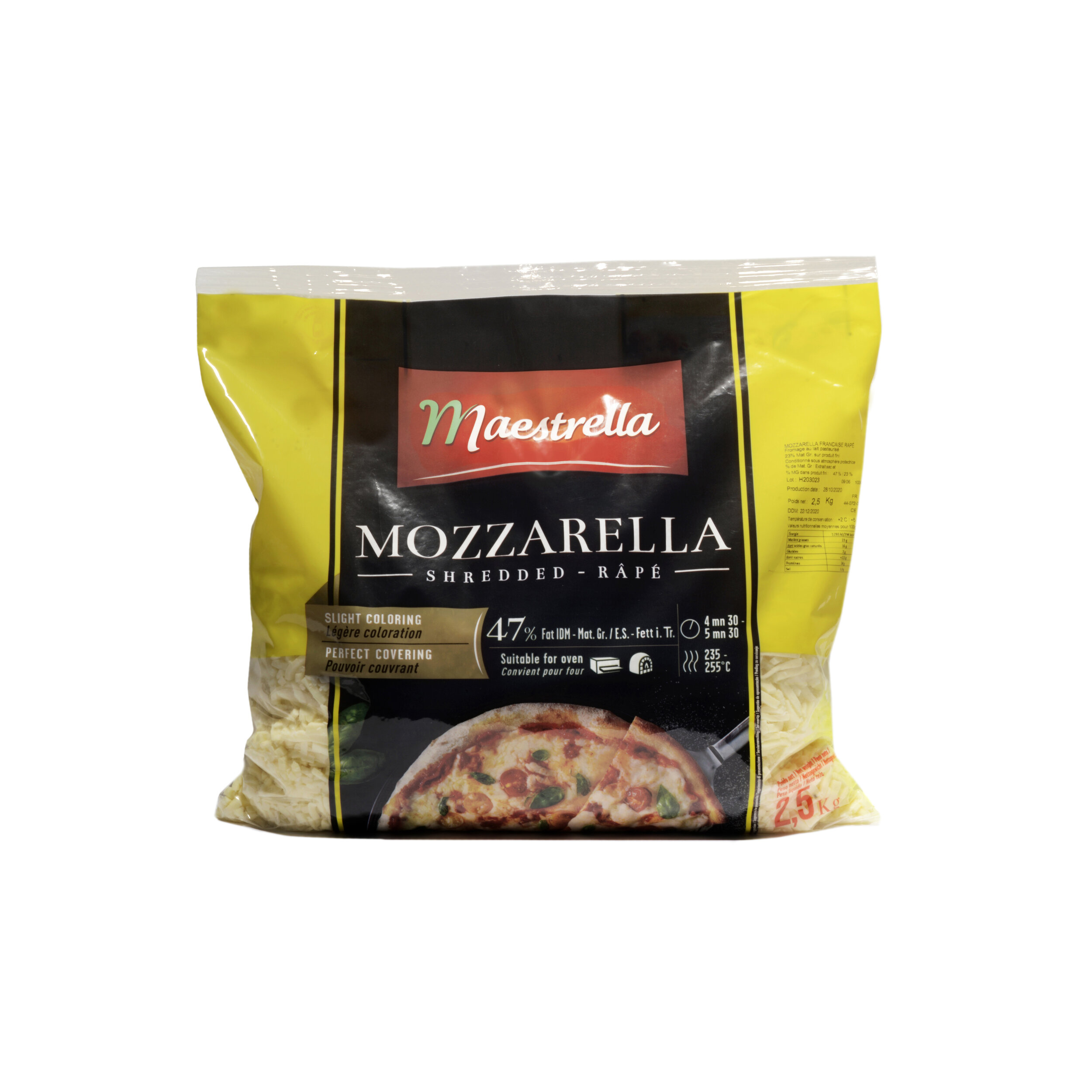 MOZZARELLA PER PIZZA JULIENNE - EURIAL