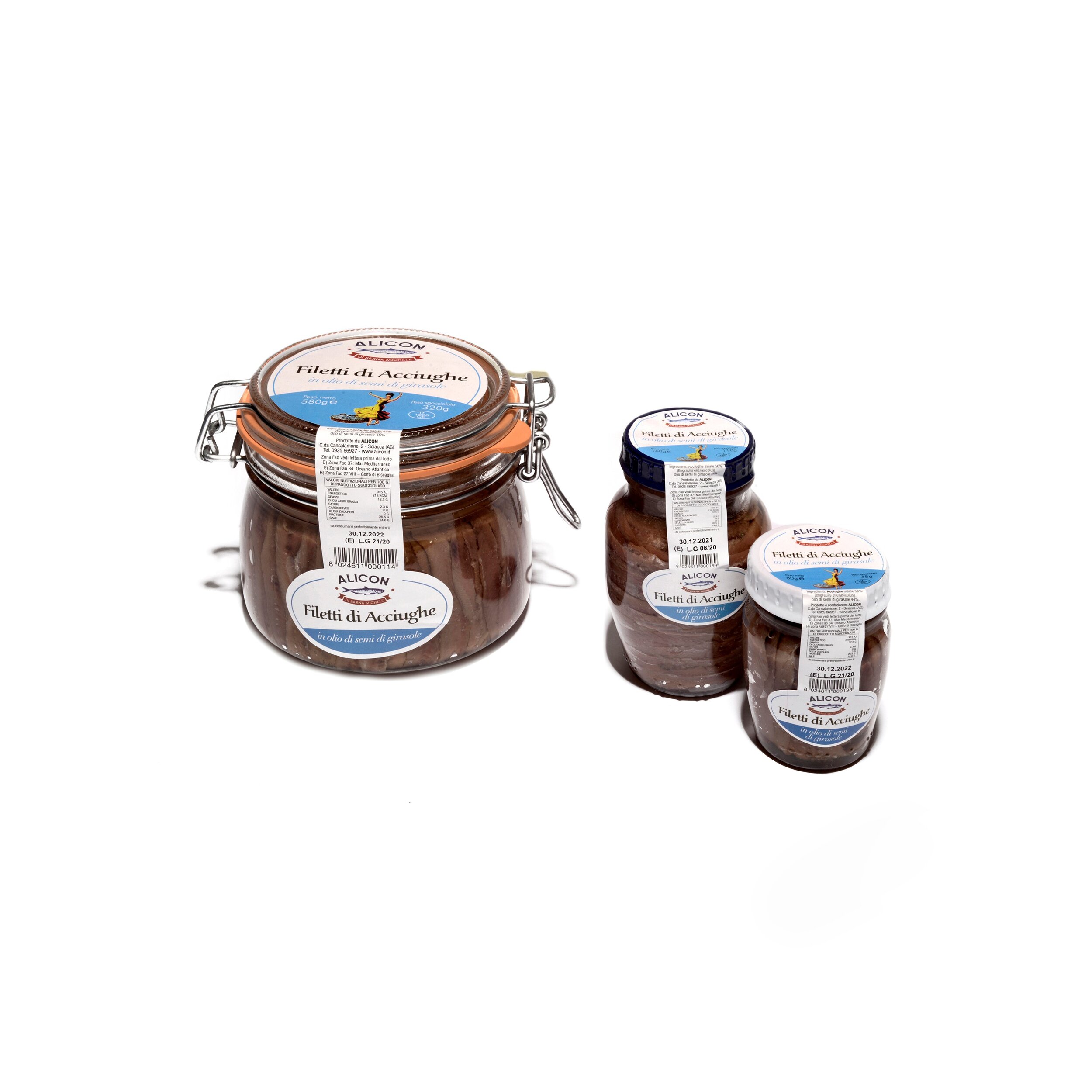 FILETTI DI ALICI SOTT'OLIO