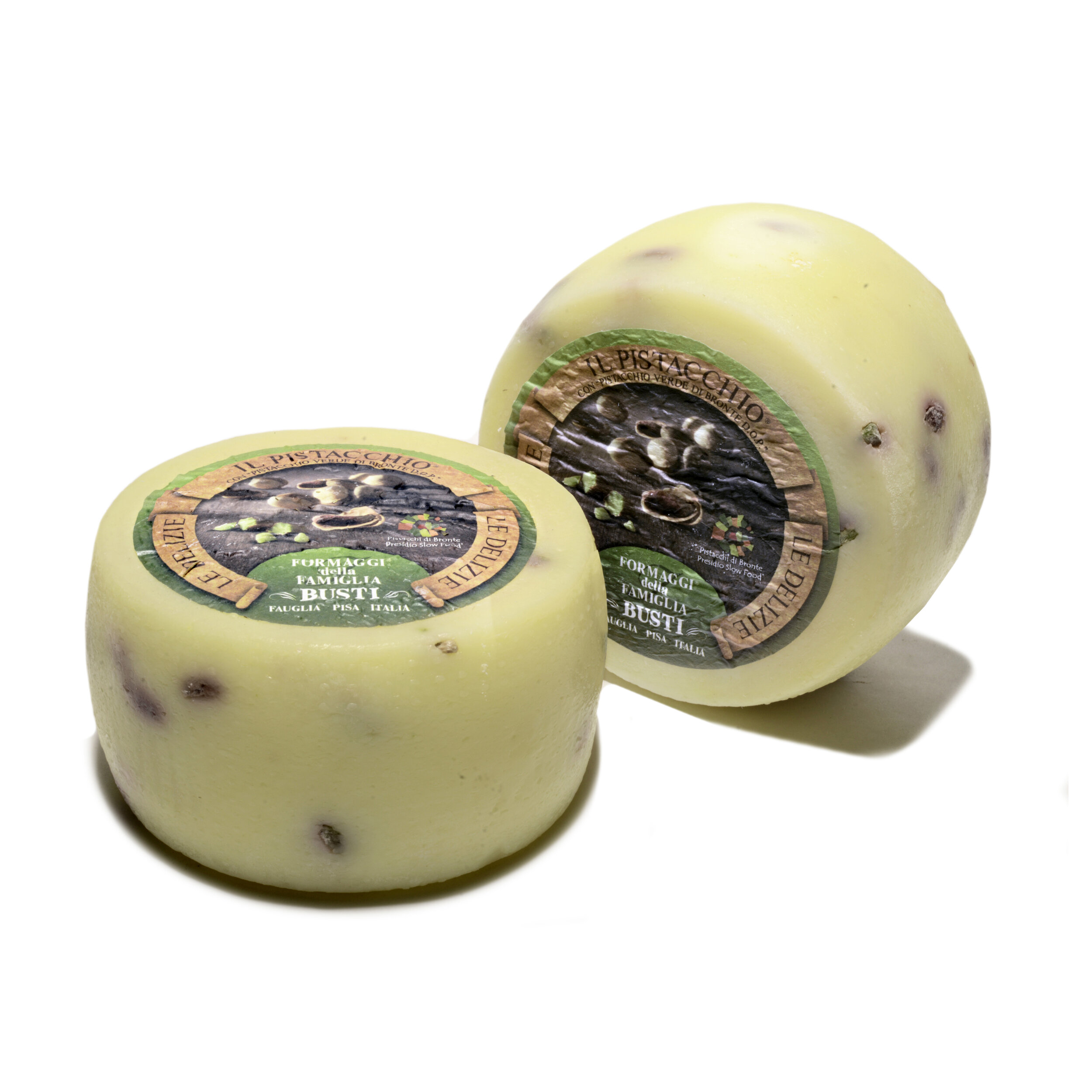 PURE SHEEP'S MILK CHEESE WITH PISTACHIOS - BUSTI