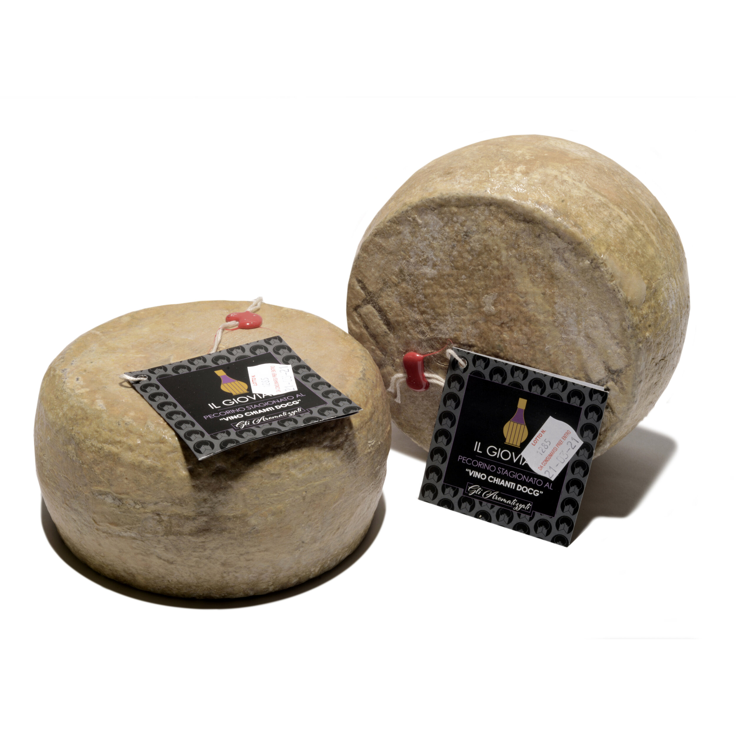 AGED PECORINO CHEESE WITH CHIANTI WINE DOCG - ROCCA TOSCANA