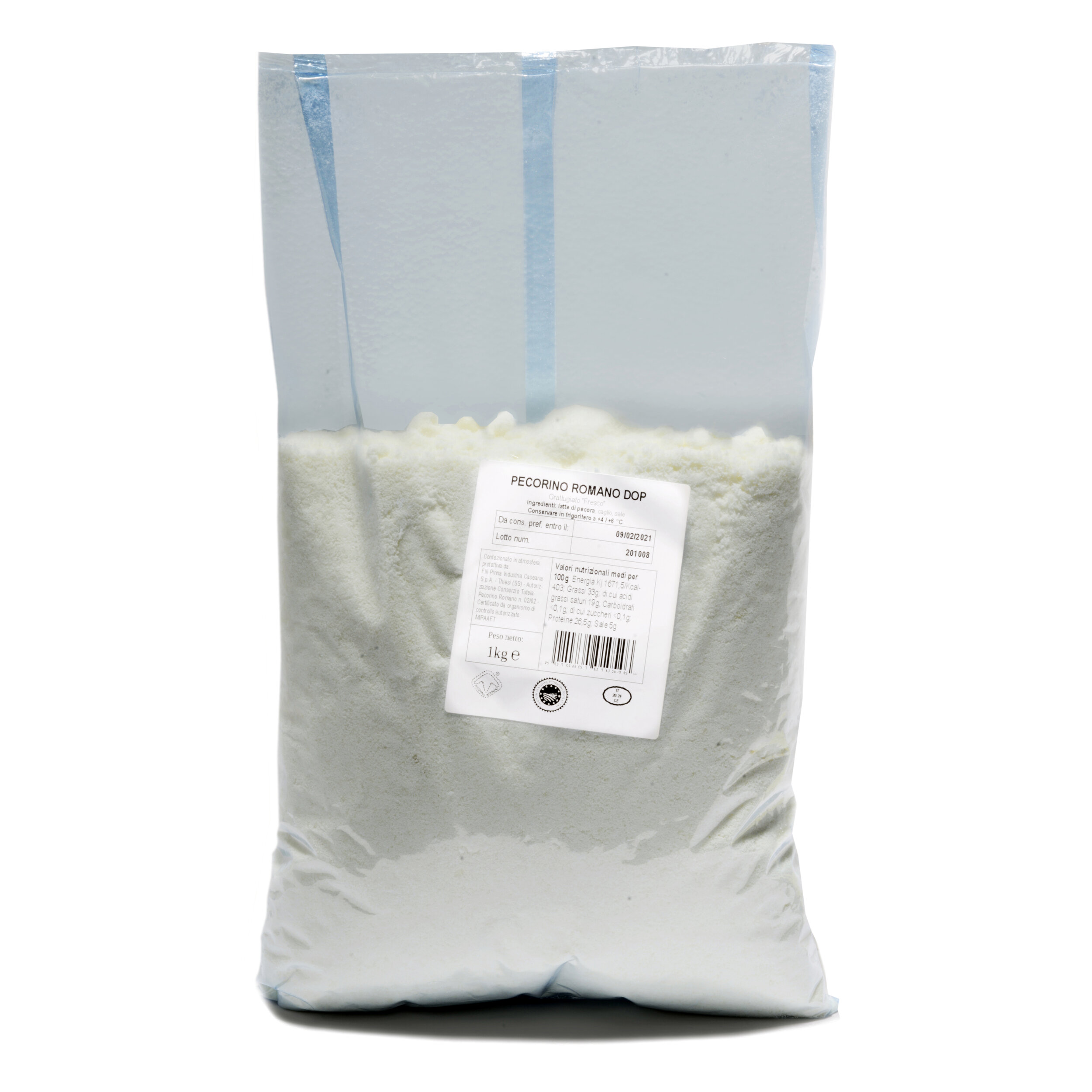 GRATED PECORINO ROMANO 1 Kg