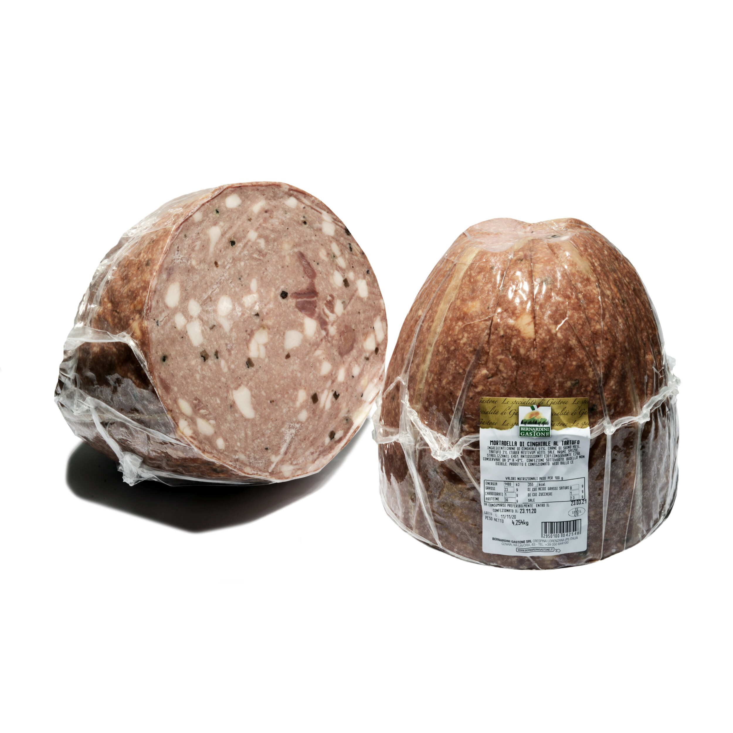 WILD BOAR MORTADELLA WITH TRUFFLE - BERNARDINI GASTONE