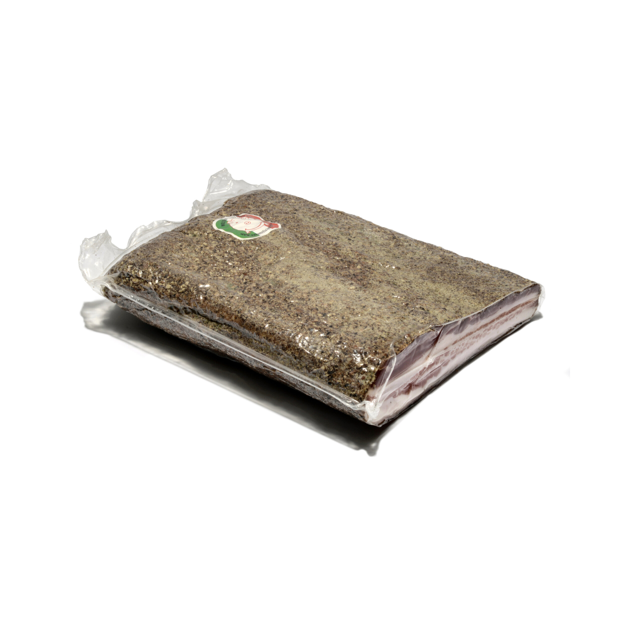 PANCETTA TESA WITH BLACK PEPPER GRAINS - MOLTENI