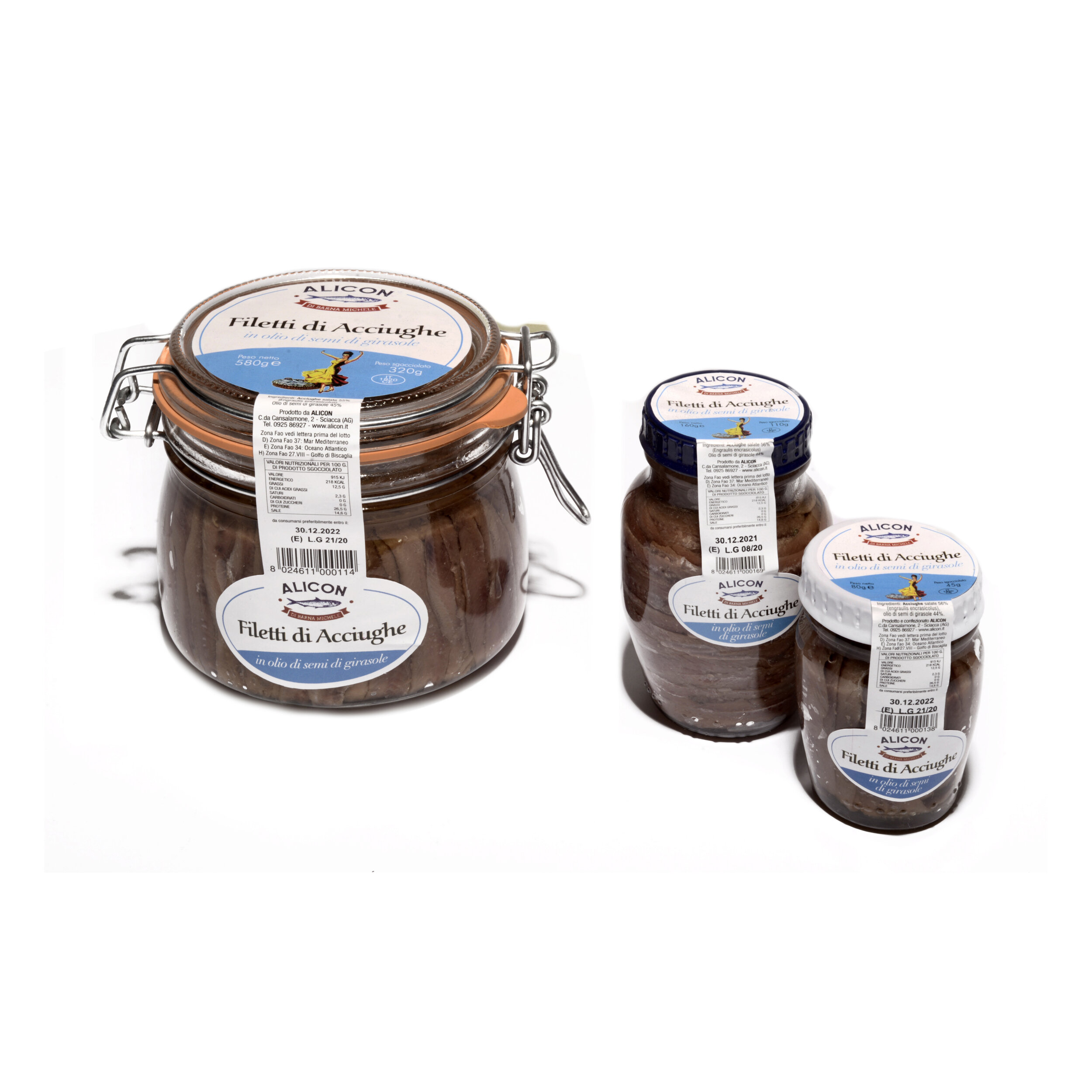 ANCHOVIES FILLETS IN OIL