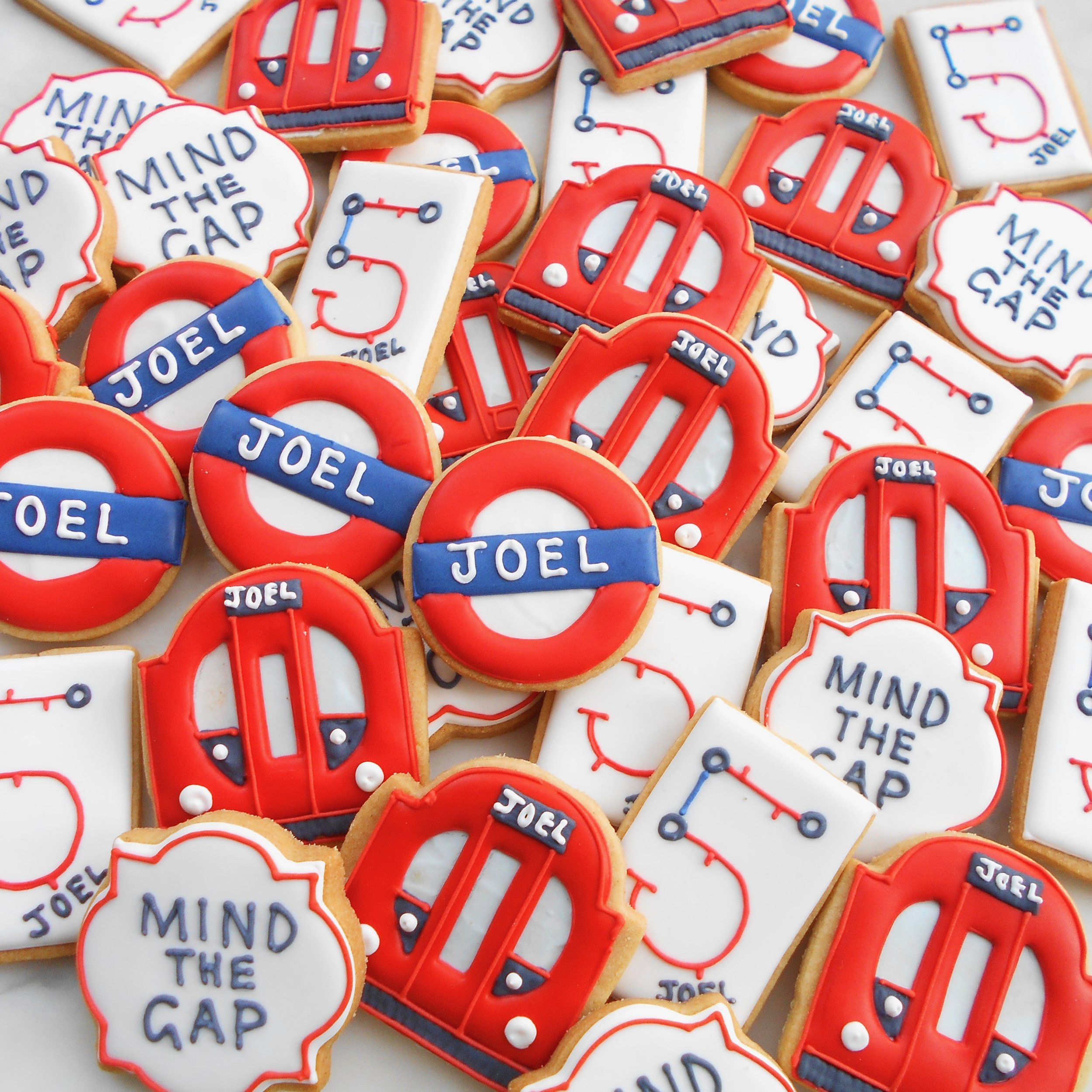 Underground biscuits for Joel's 5th