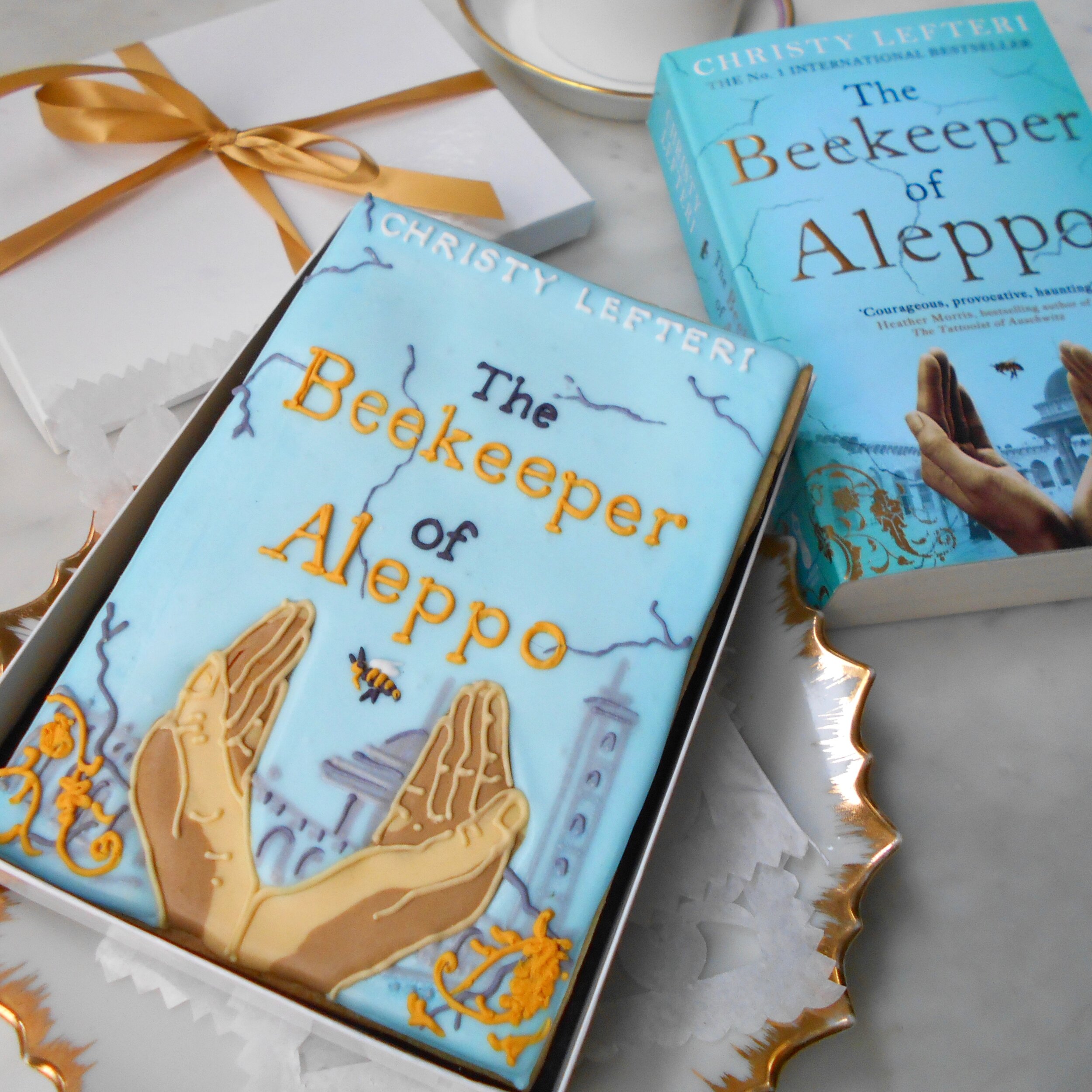 The Beekeeper of Aleppo biscuit by Take The Biscuit
