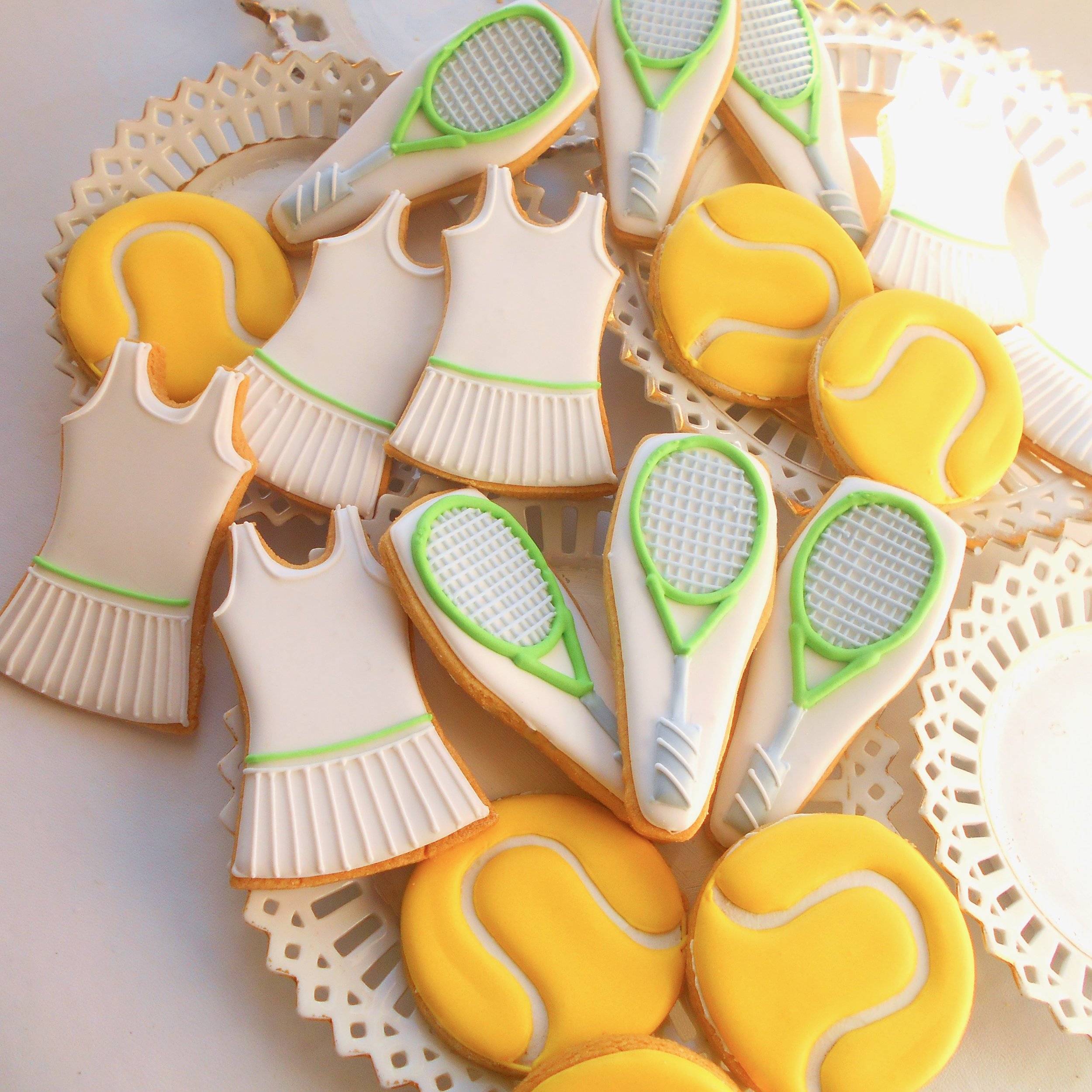 tennis biscuits by TAKE THE BISCUIT