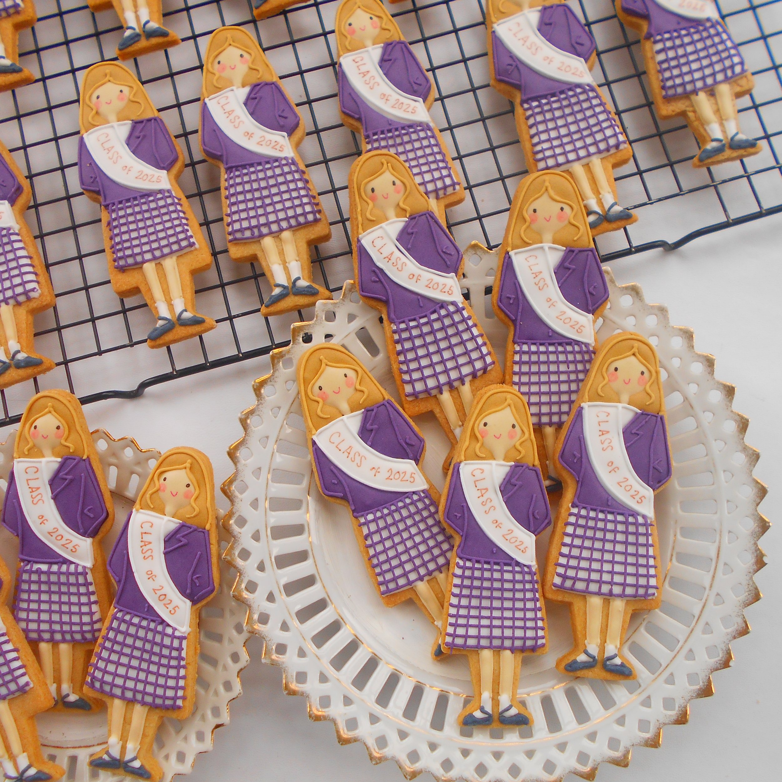 Glendower, Class of 2025 biscuits by TAKE THE BISCUIT