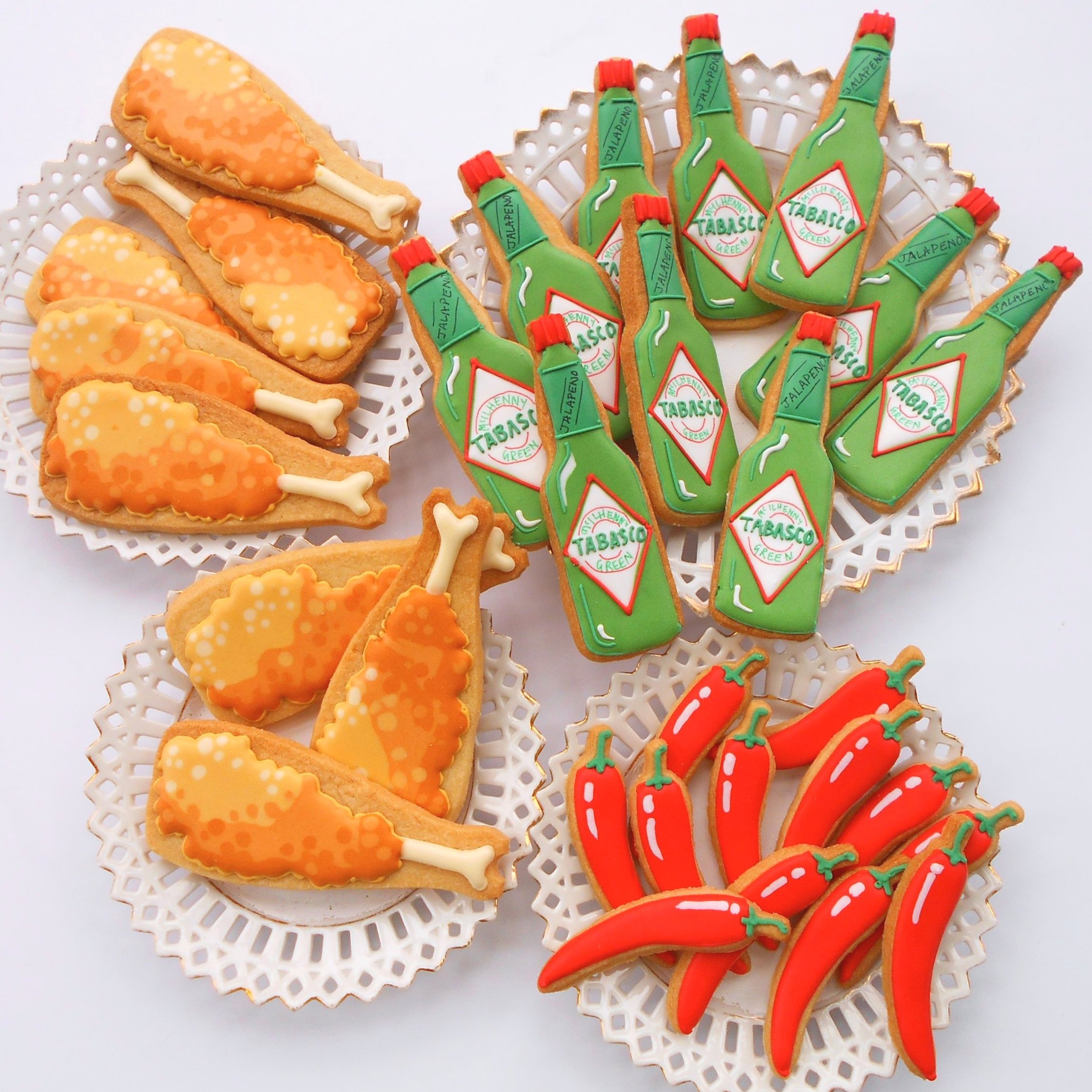 Fried Chicken, Tabasco and Chilli Biscuits by TAKE THE BISCUIT