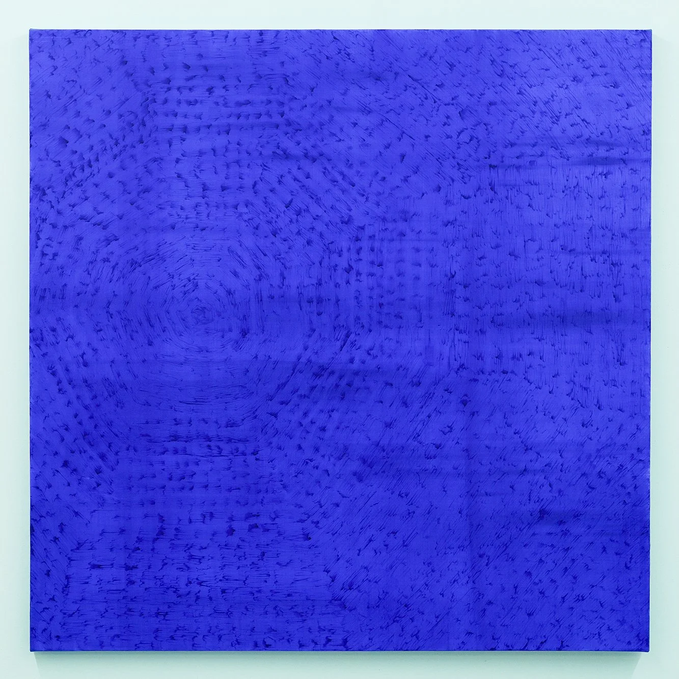  Title: Blue on Blue  Technique: Acrylic on Canvas  Size: 100x100 cm  Year: 2025       