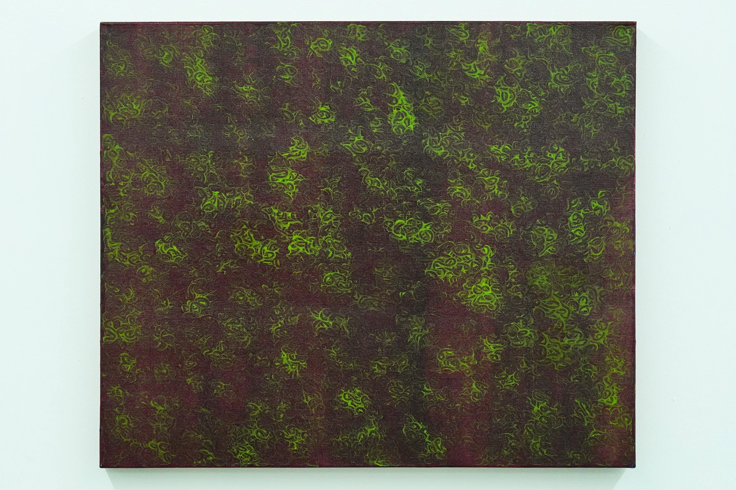  Title: Occupying (01)  Technique: Acrylic on Canvas  Size: 60x50 cm  Year: 2025    