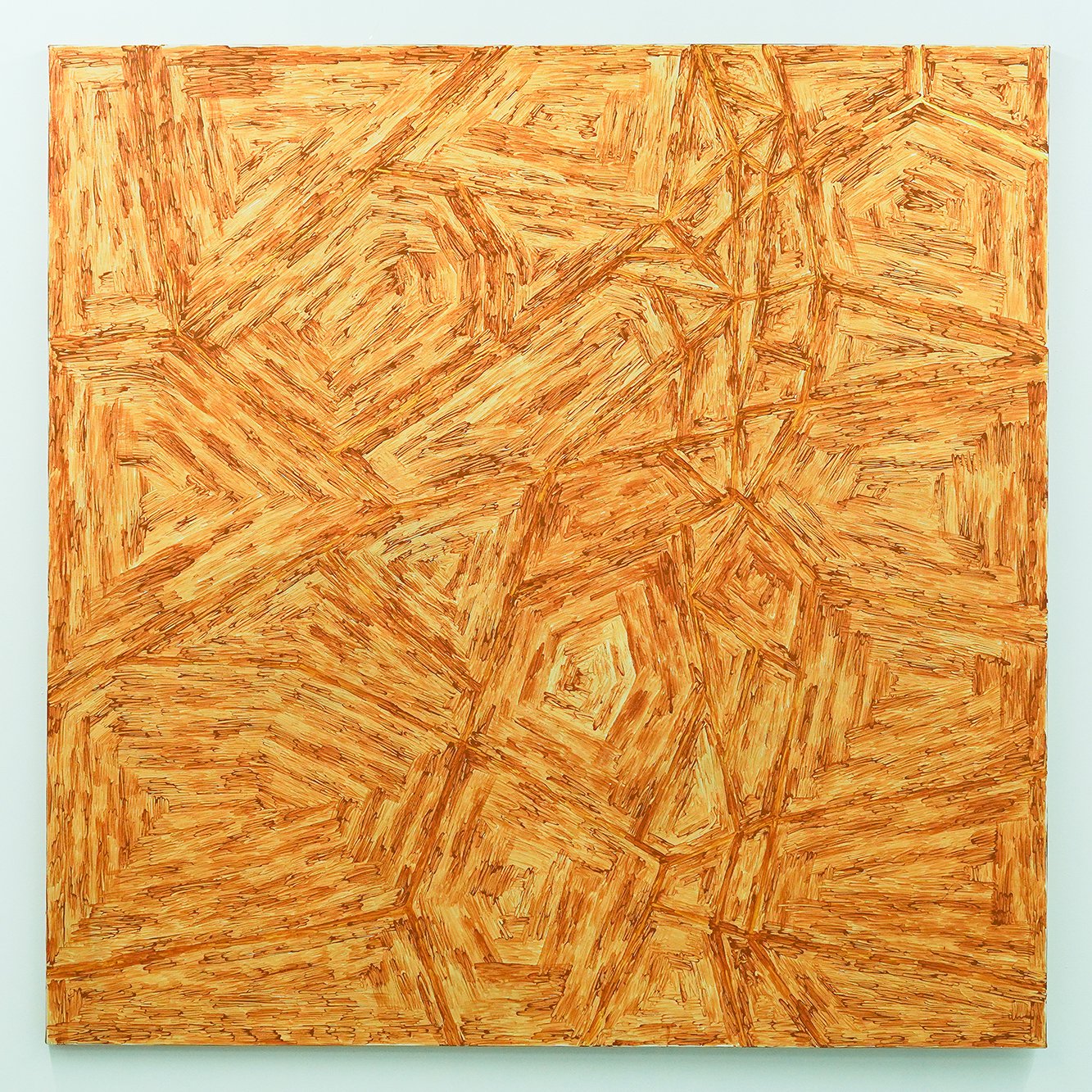  Title: Untitled (Within The Loop Series)  Technique: Acrylic on Canvas  Size: 130x130 cm  Year: 2025    