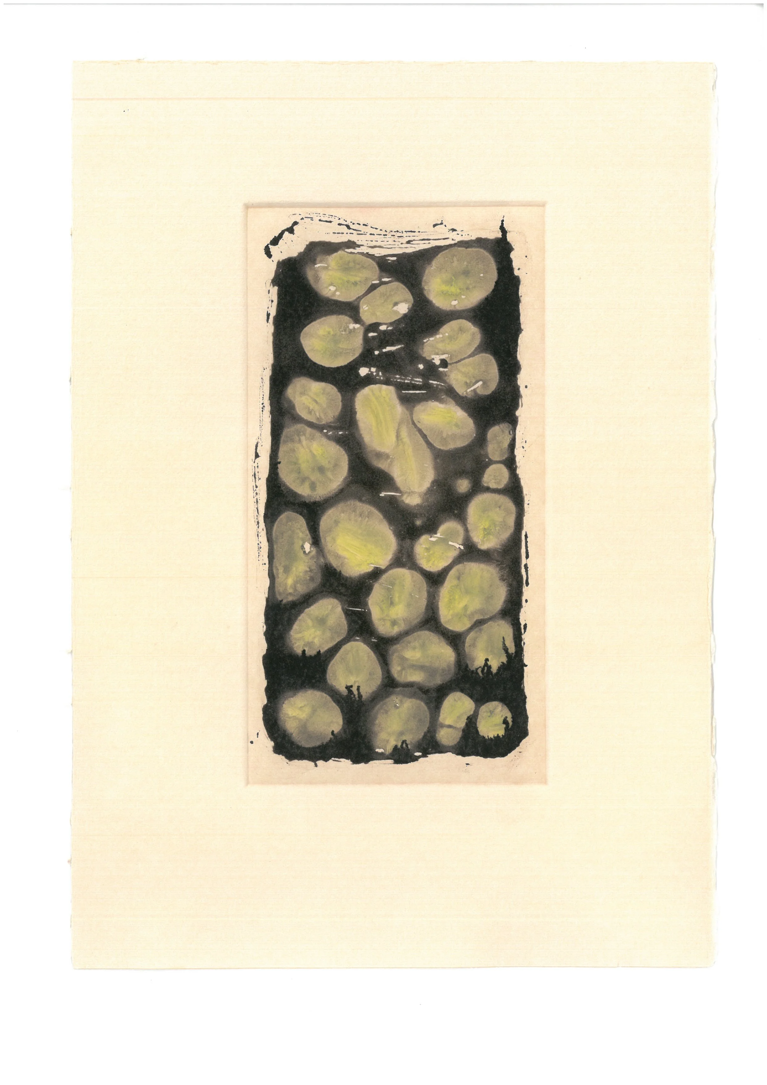  Title: Image As Event (06)  Technique: Monotype, Gouache, and Watercolour on Paper  Size: 21x29.7 cm  Year: 2025    