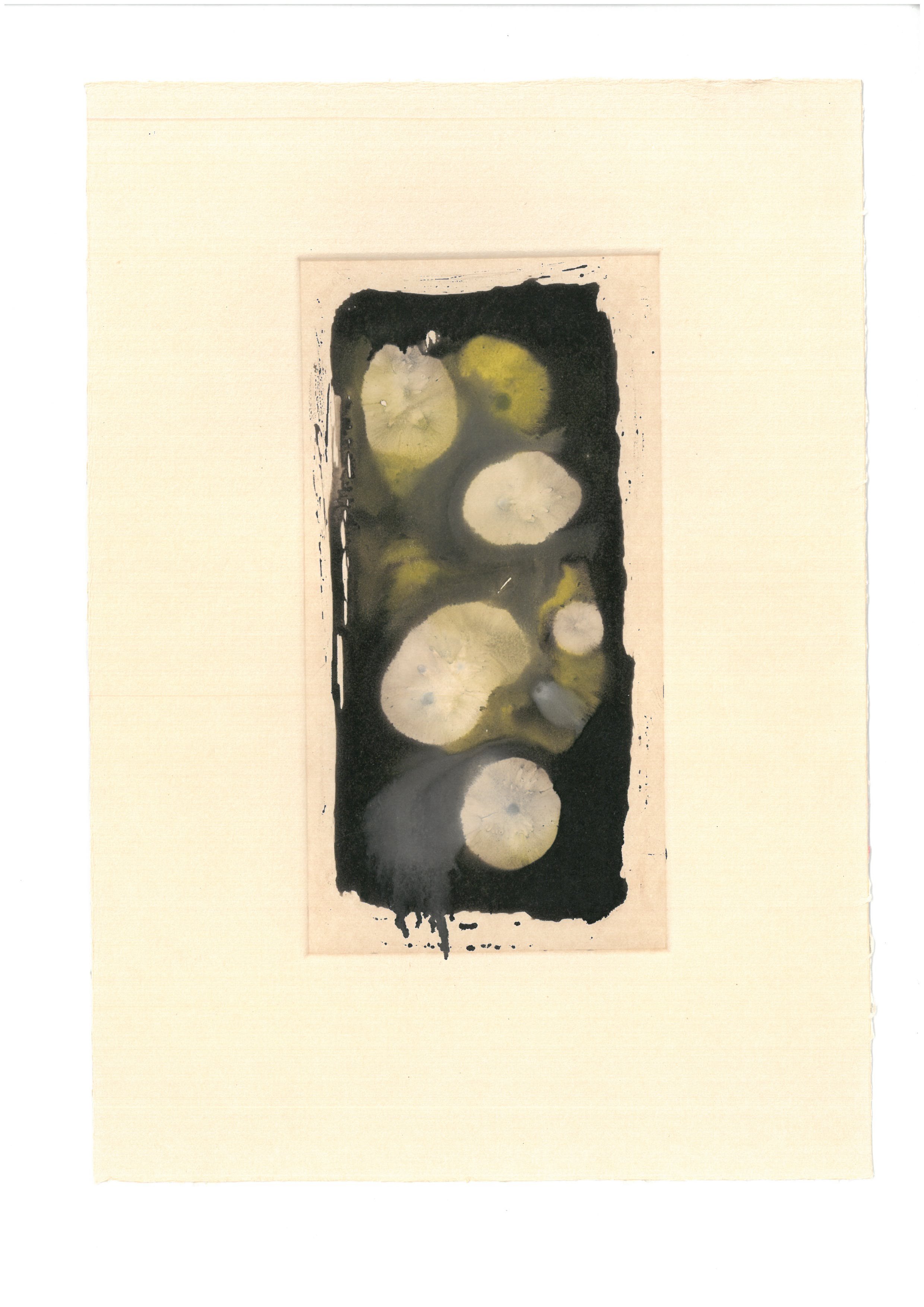  Title: Image As Event (08)  Technique: Monotype, Gouache, and Watercolour on Paper  Size: 21x29.7 cm  Year: 2025    
