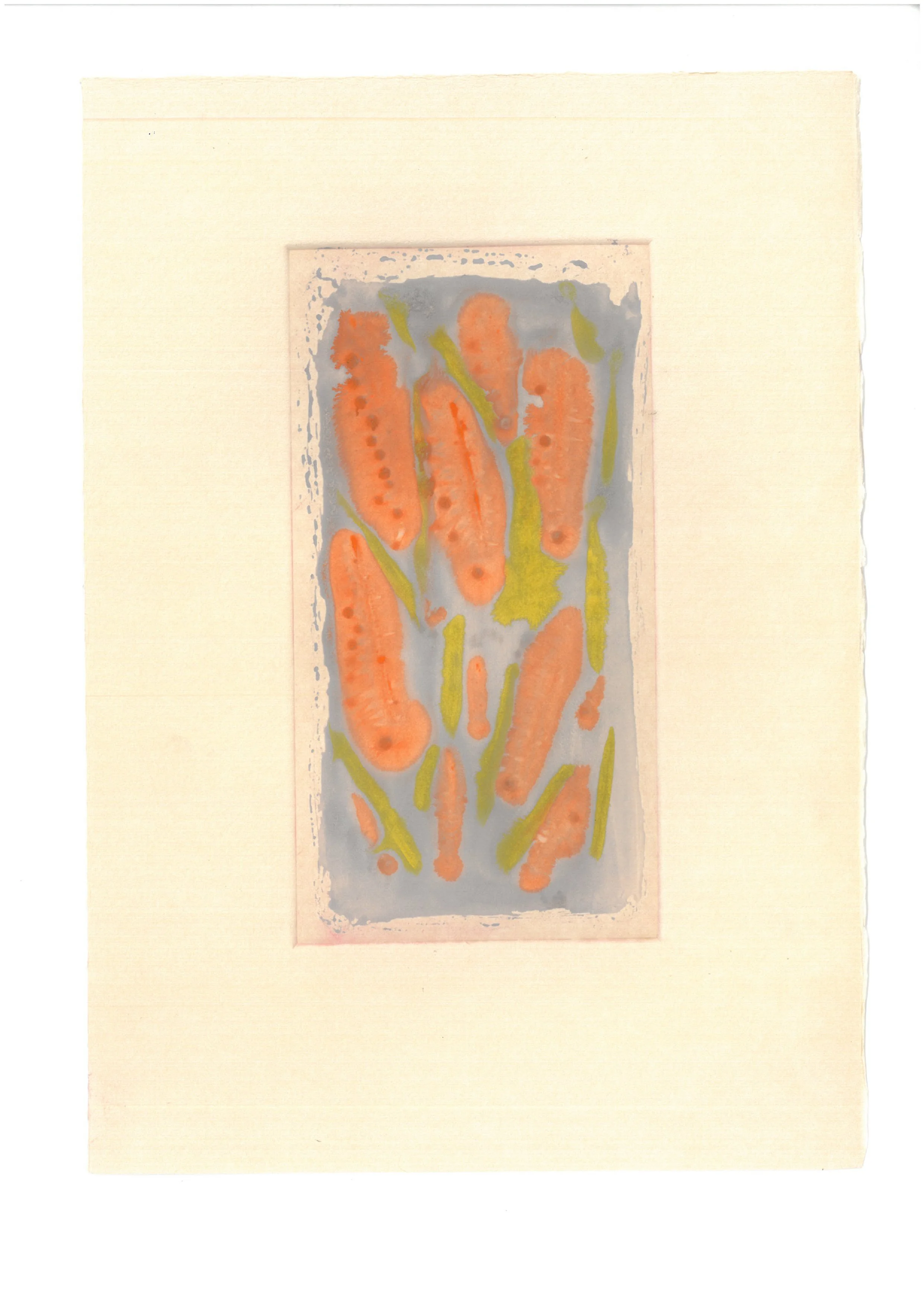  Title: Image As Event (09)  Technique: Monotype, Gouache, and Watercolour on Paper  Size: 21x29.7 cm  Year: 2025    