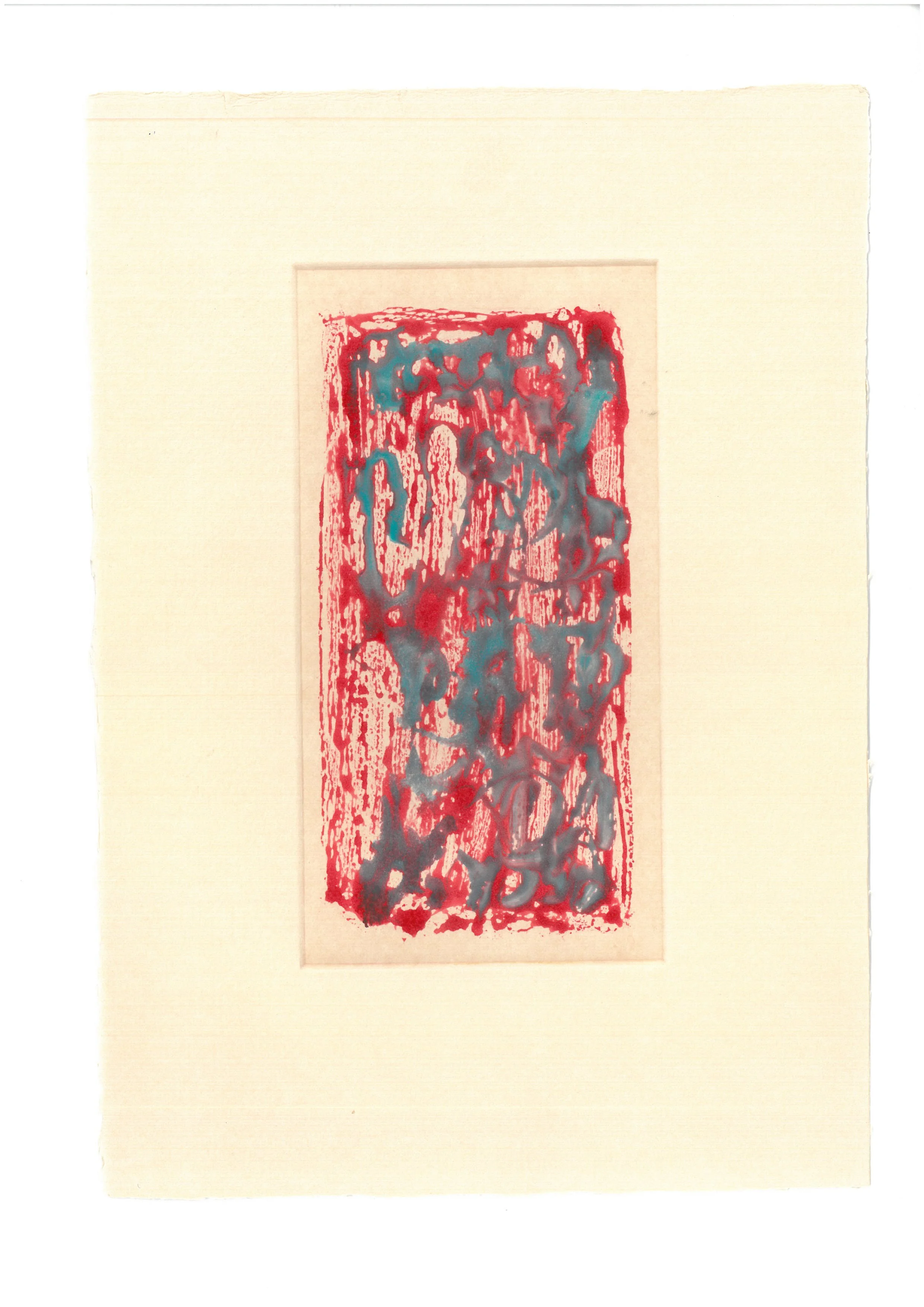  Title: Image As Event (16)  Technique: Monotype, Gouache, and Watercolour on Paper  Size: 21x29.7 cm  Year: 2025    