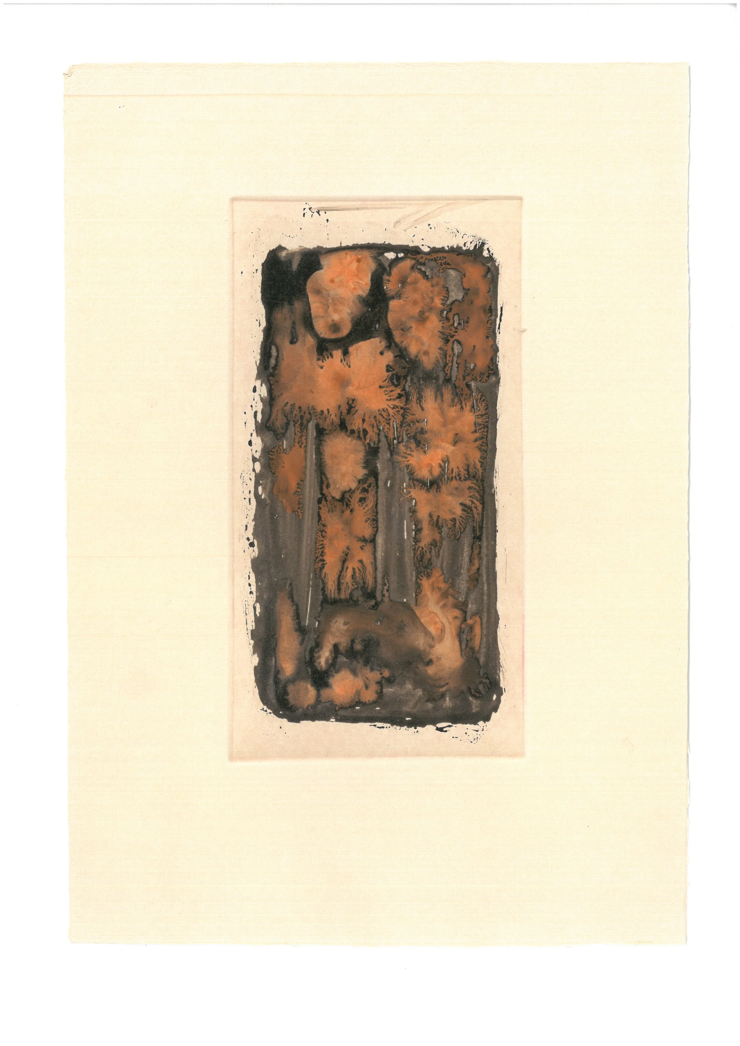  Title: Image As Event (17)  Technique: Monotype, Gouache, and Watercolour on Paper  Size: 21x29.7 cm  Year: 2025    
