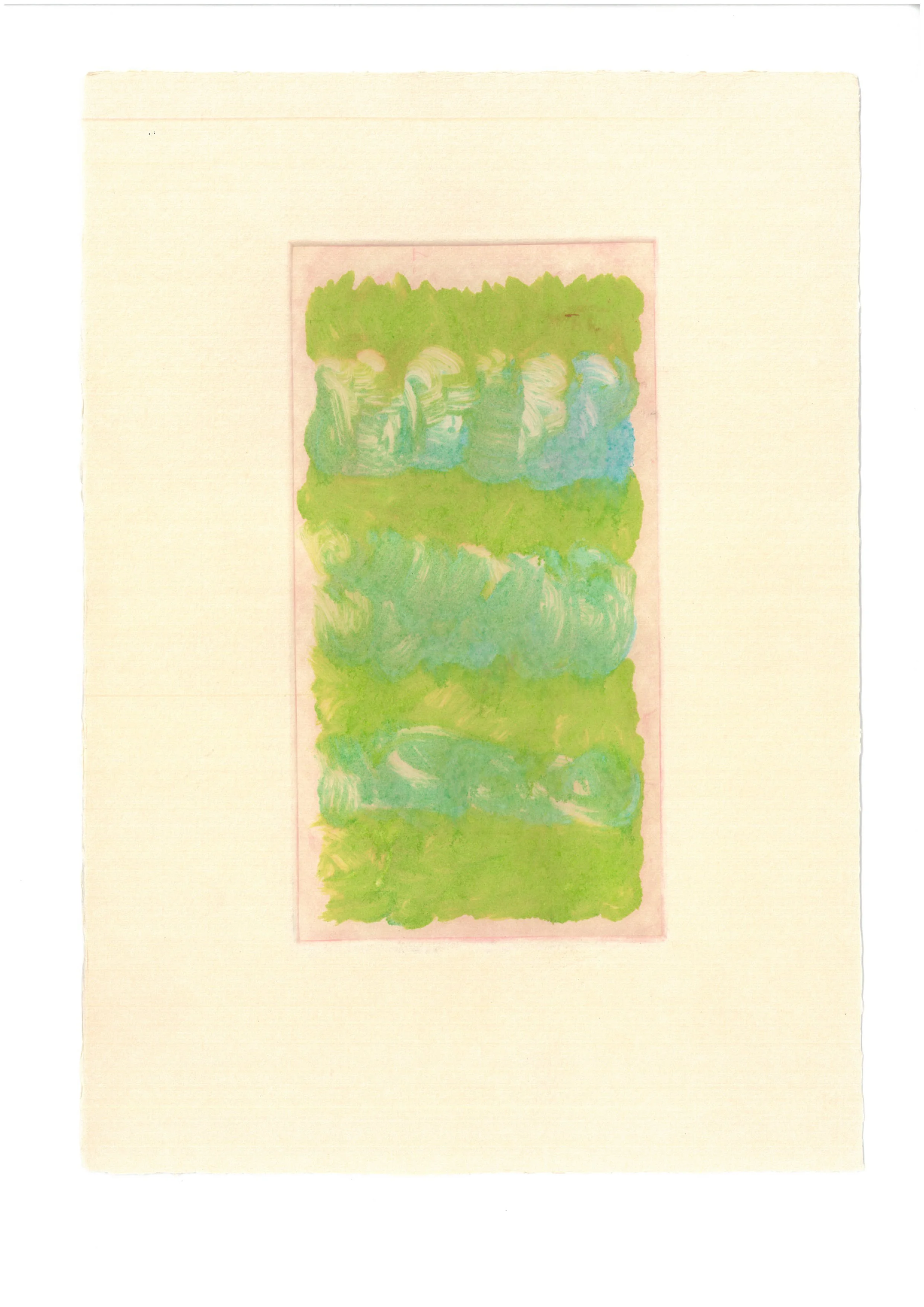  Title: Image As Event (22)  Technique: Monotype, Gouache, and Watercolour on Paper  Size: 21x29.7 cm  Year: 2025    