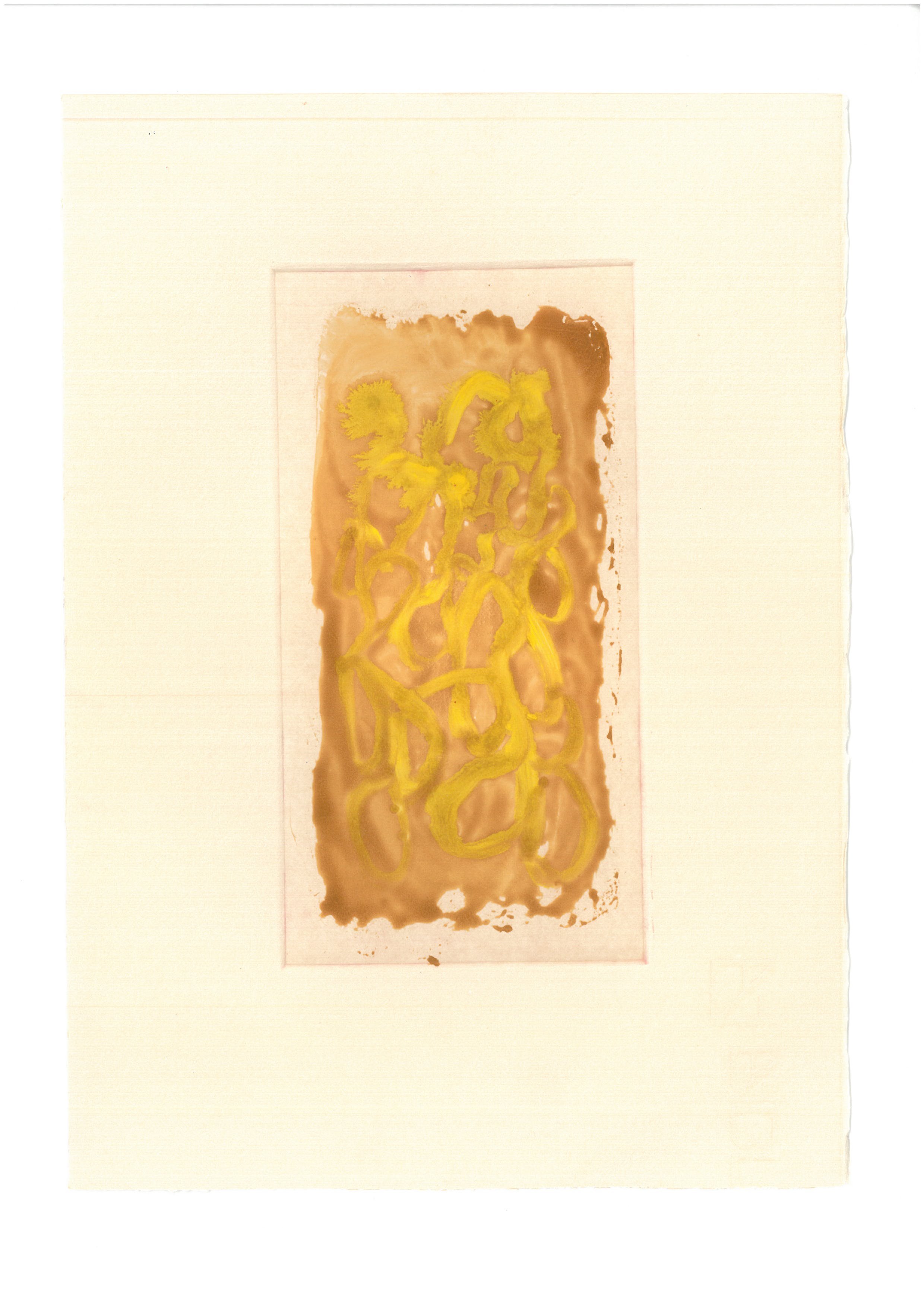  Title: Image As Event (23)  Technique: Monotype, Gouache, and Watercolour on Paper  Size: 21x29.7 cm  Year: 2025    